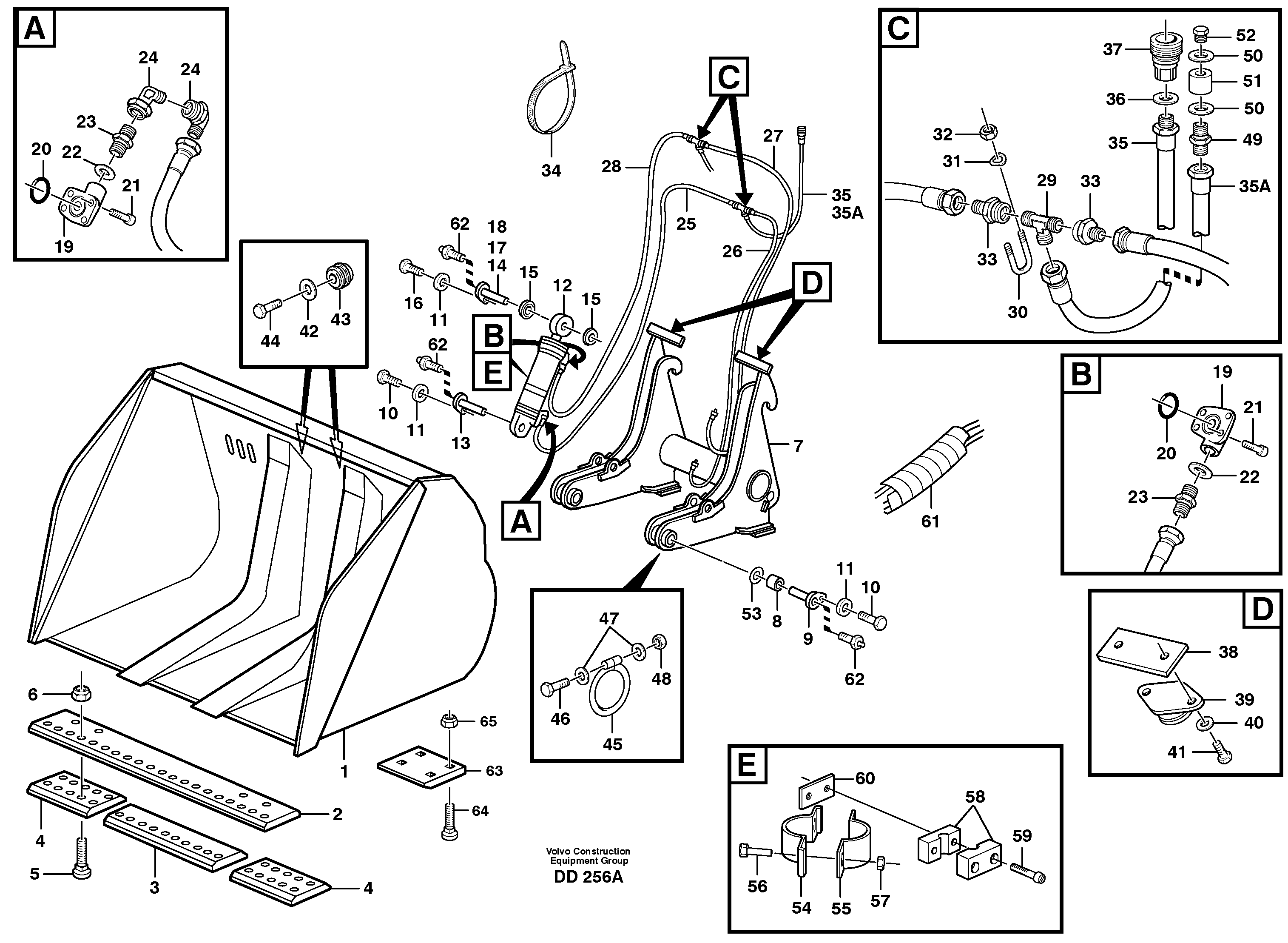 Timing gear casing VOE935359 VOLVO