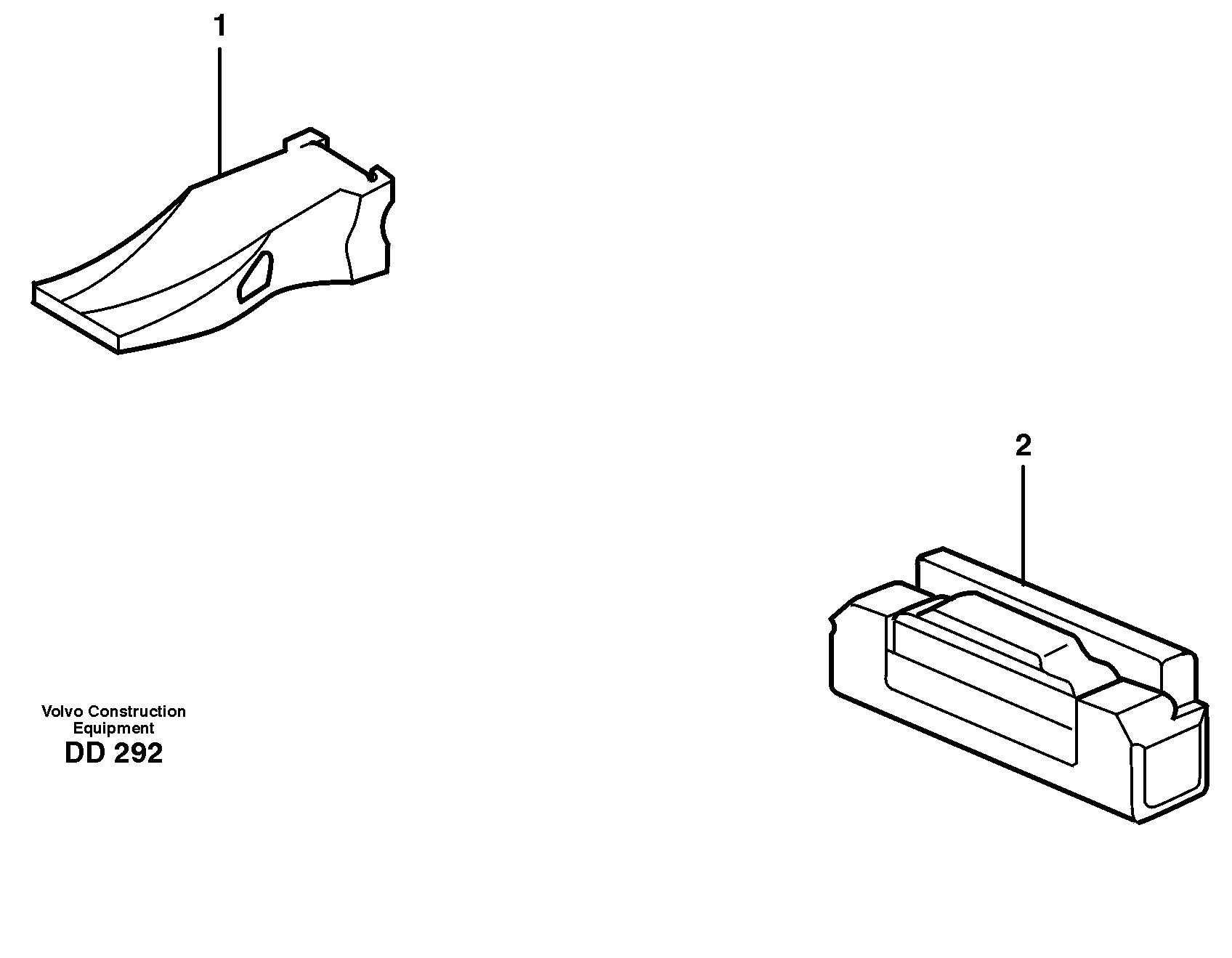 Tooth VOE11045725 VOLVO
