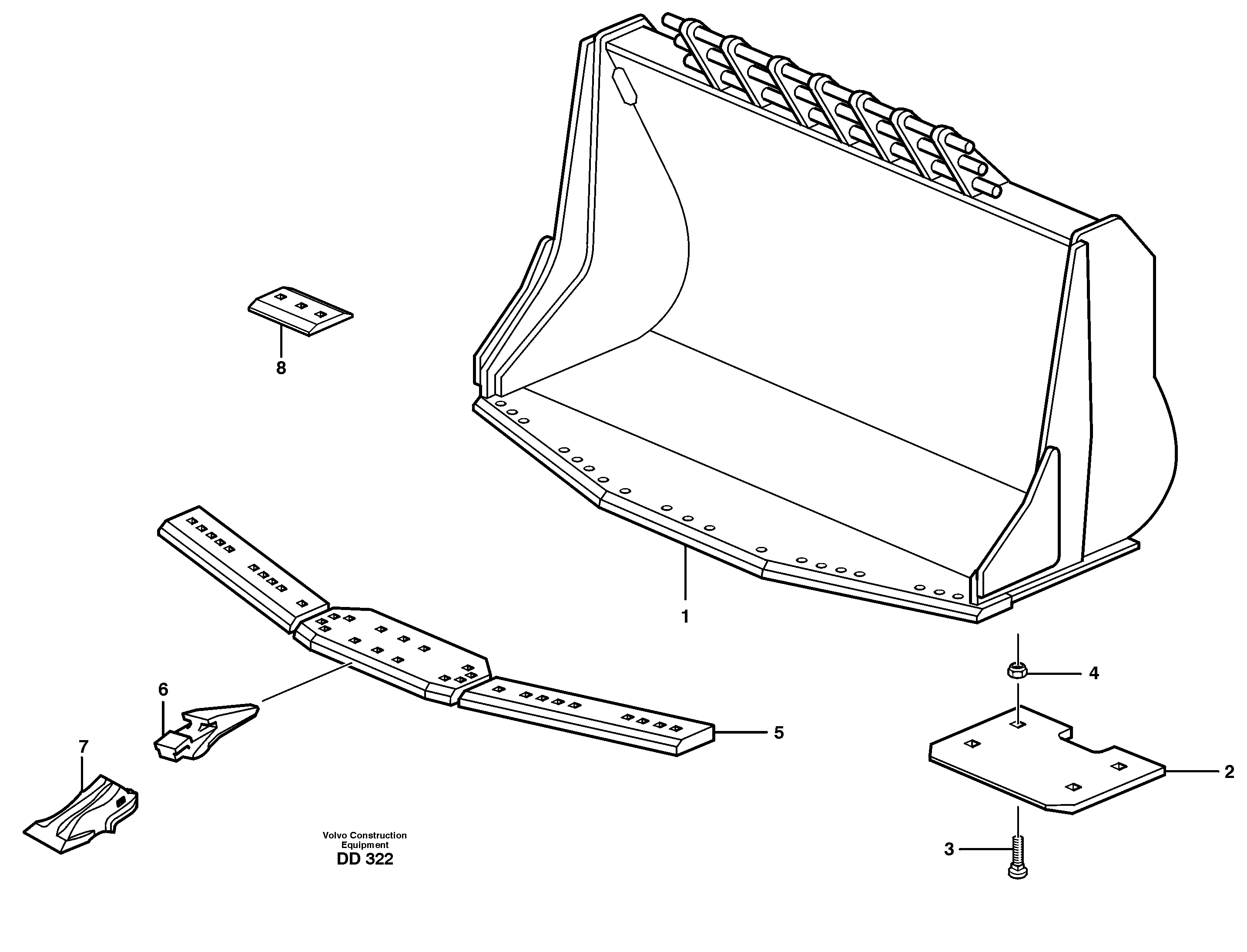 Cutting edge VOE11045585 VOLVO