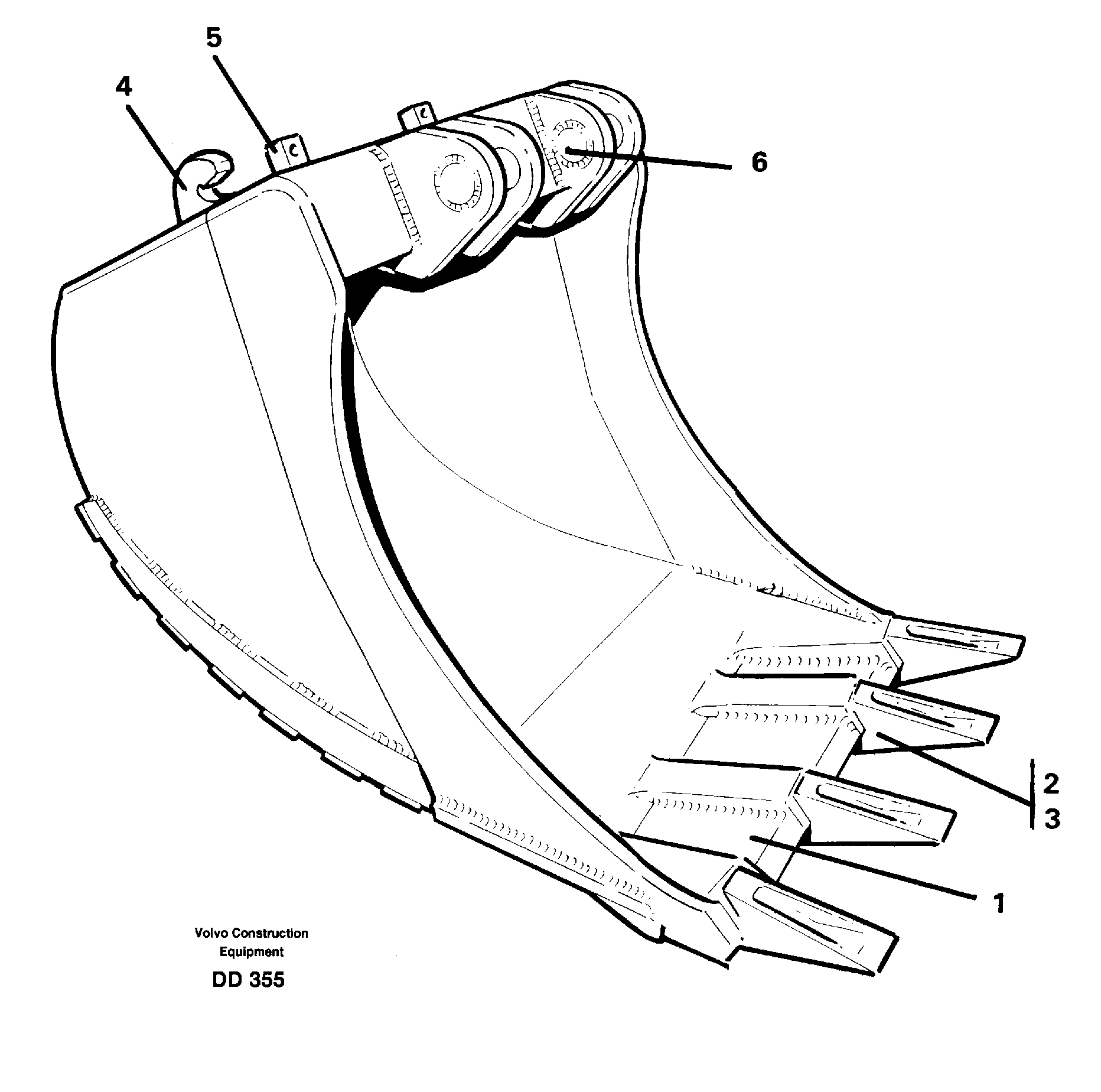Bucket Breast VOE14099248 VOLVO