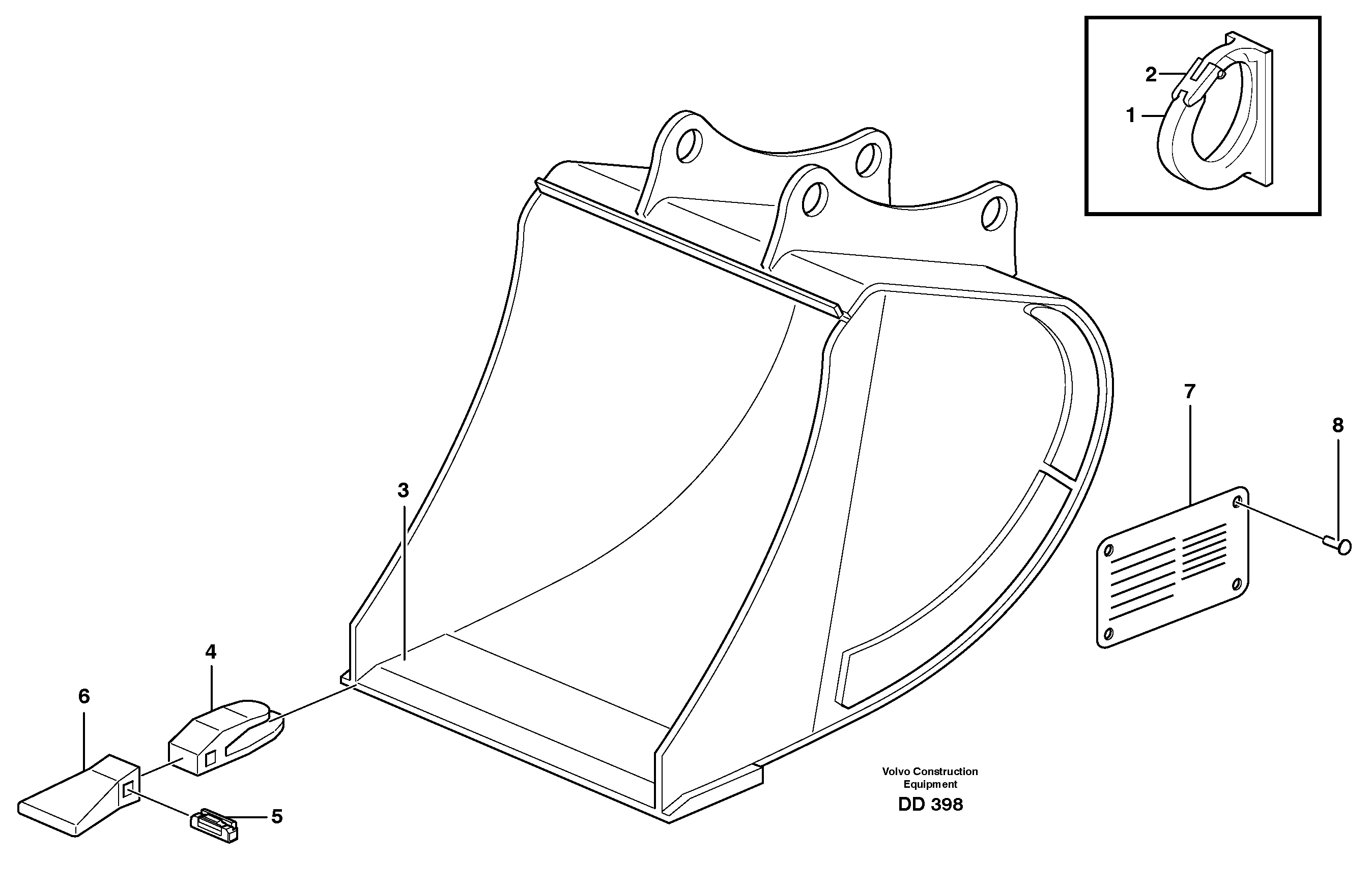 Contr.block,outrigger VOE14322509 VOLVO