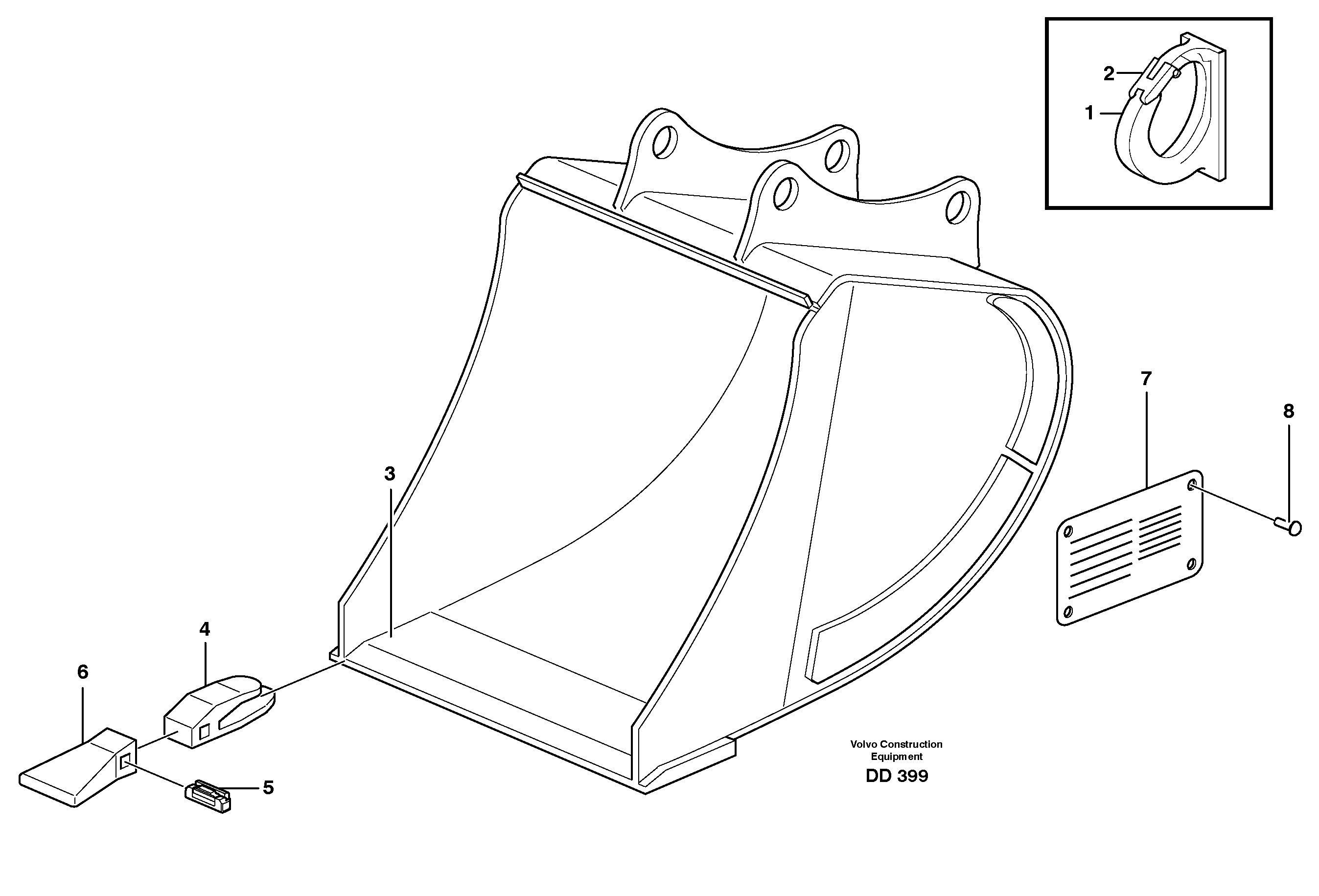 Contr.block,outrigger VOE14323183 VOLVO