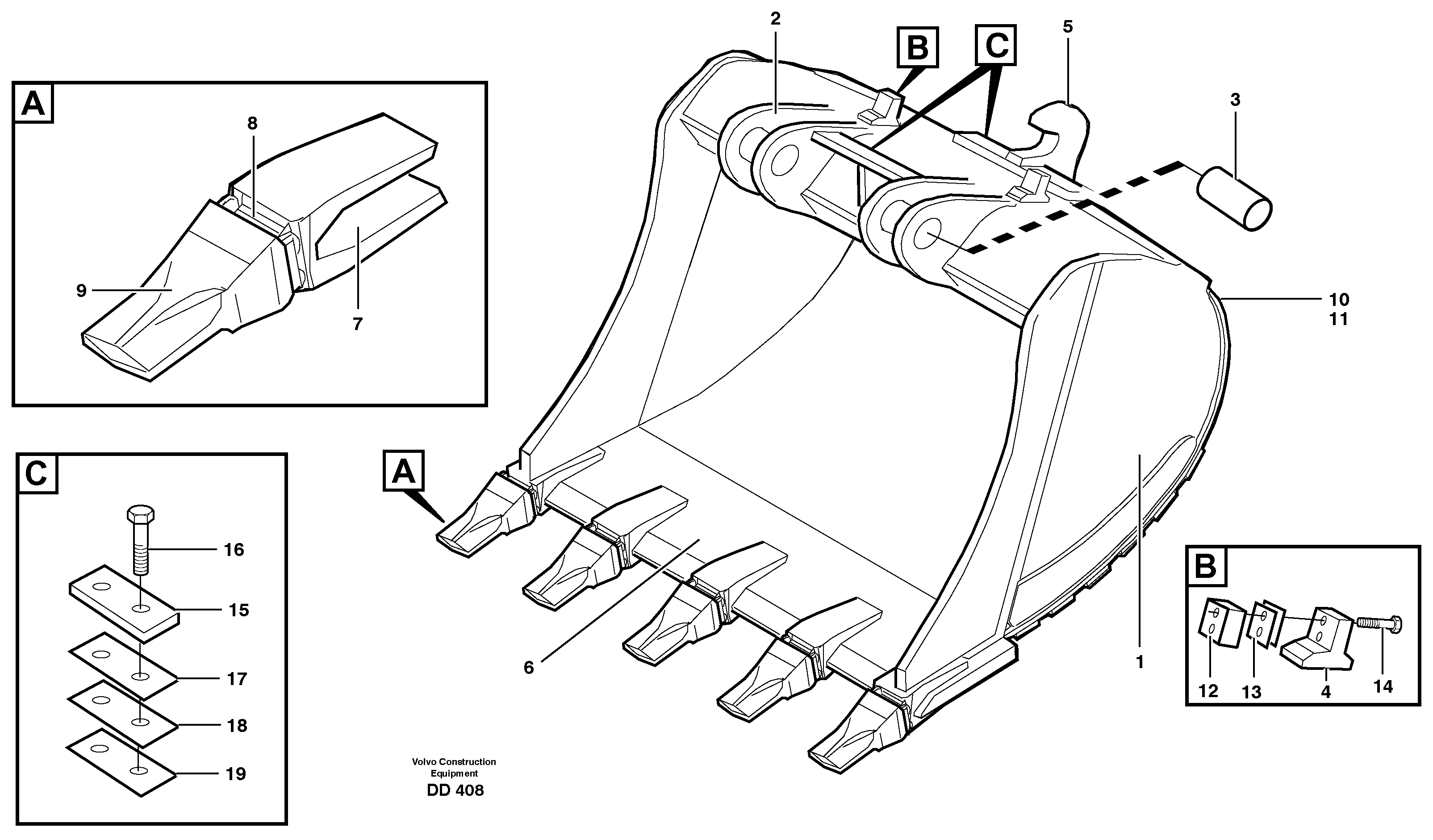 Bucket VOE14343087 VOLVO