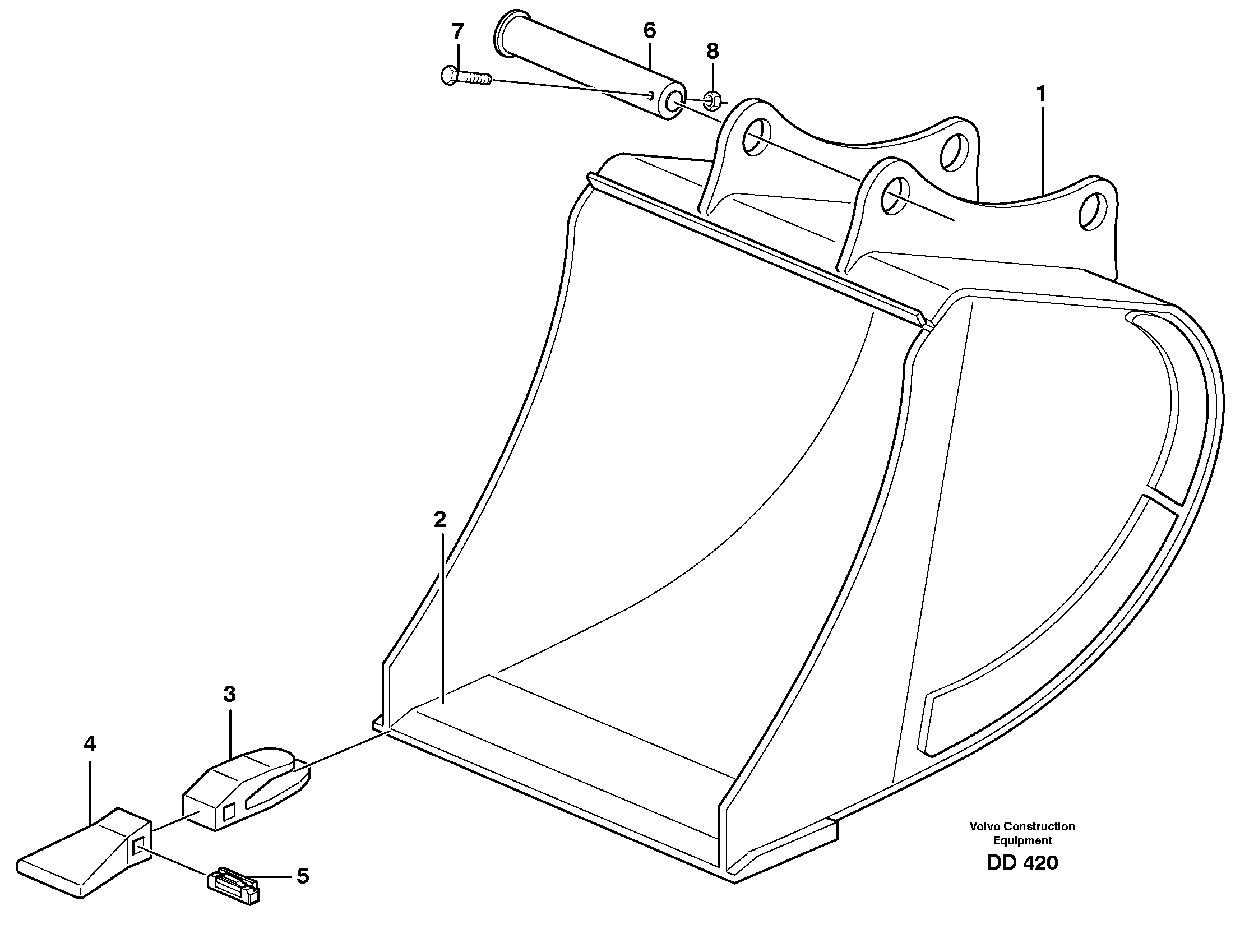 Bucket RM/VOE14380588 VOLVO