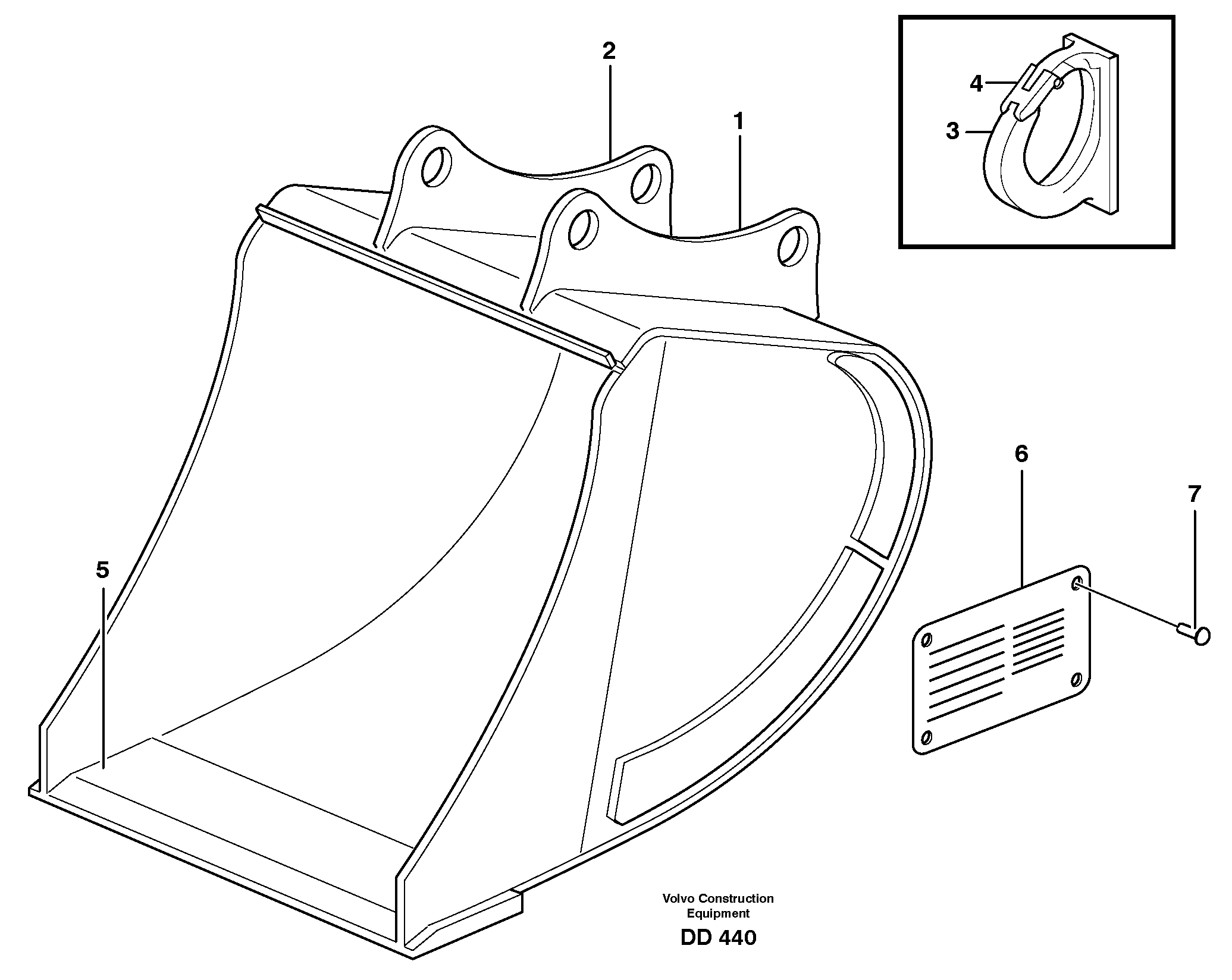 Bucket RM/VOE14343982 VOLVO