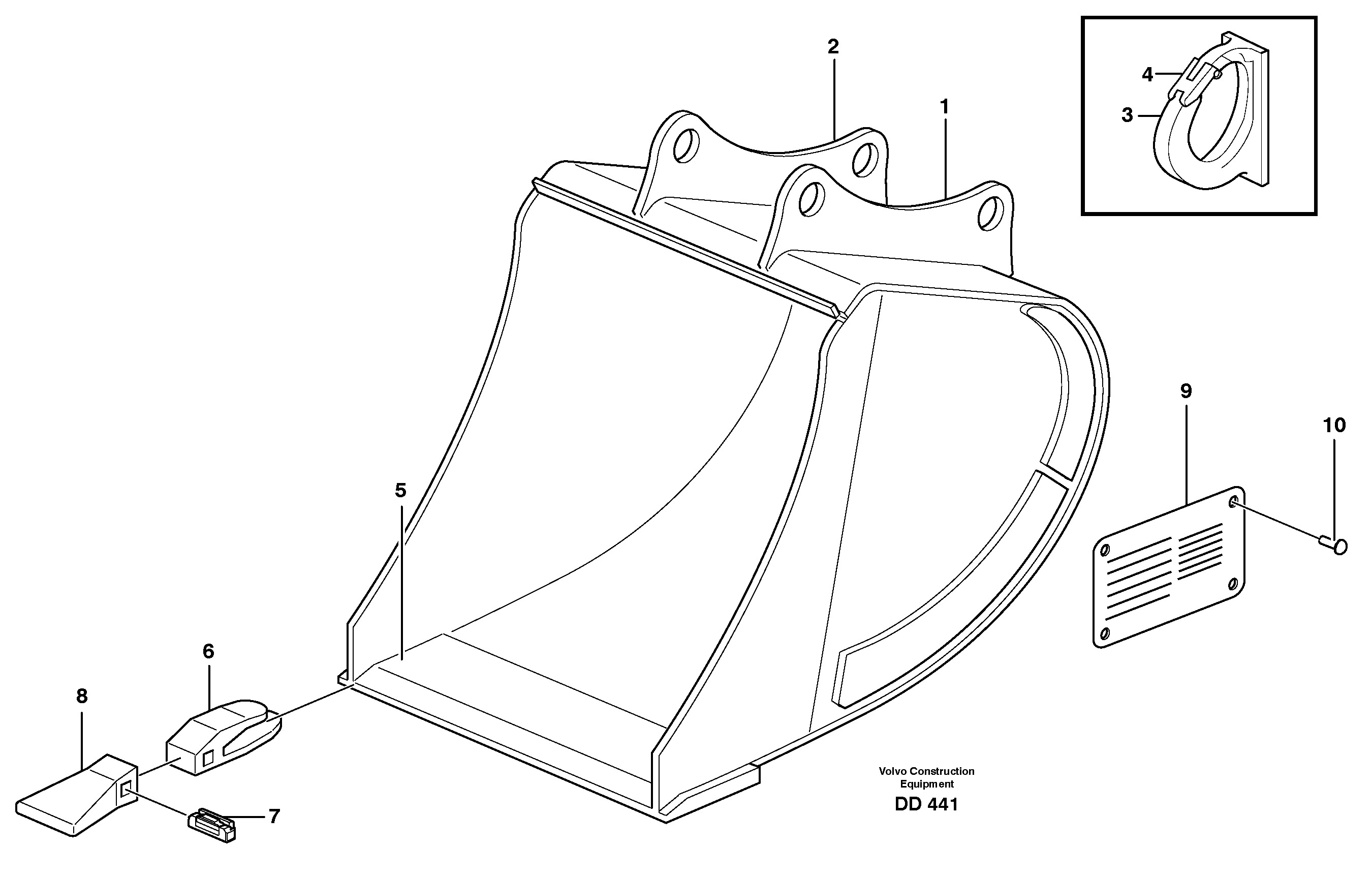 Bucket VOE14343987 VOLVO
