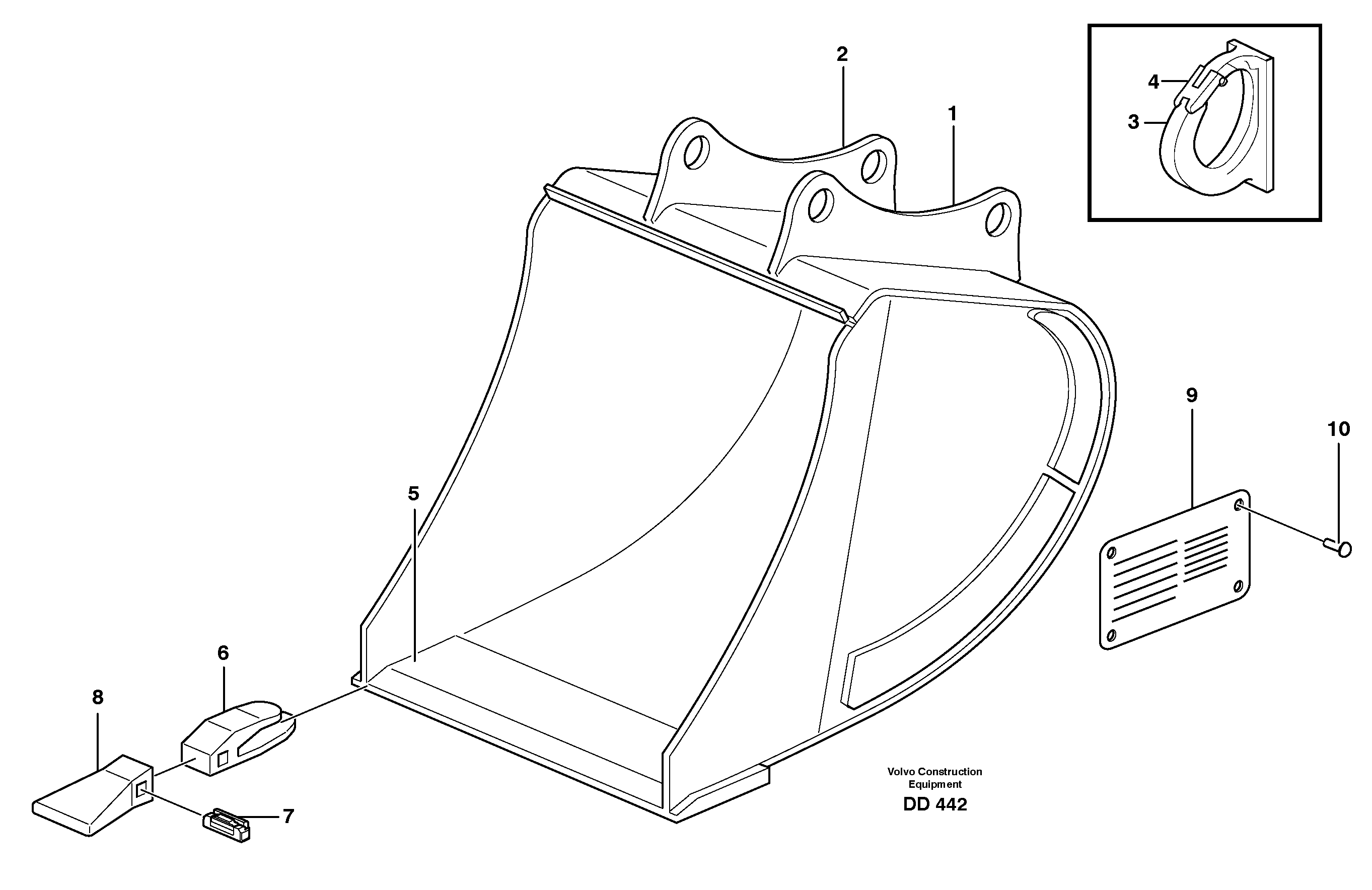 Bucket VOE14343976 VOLVO
