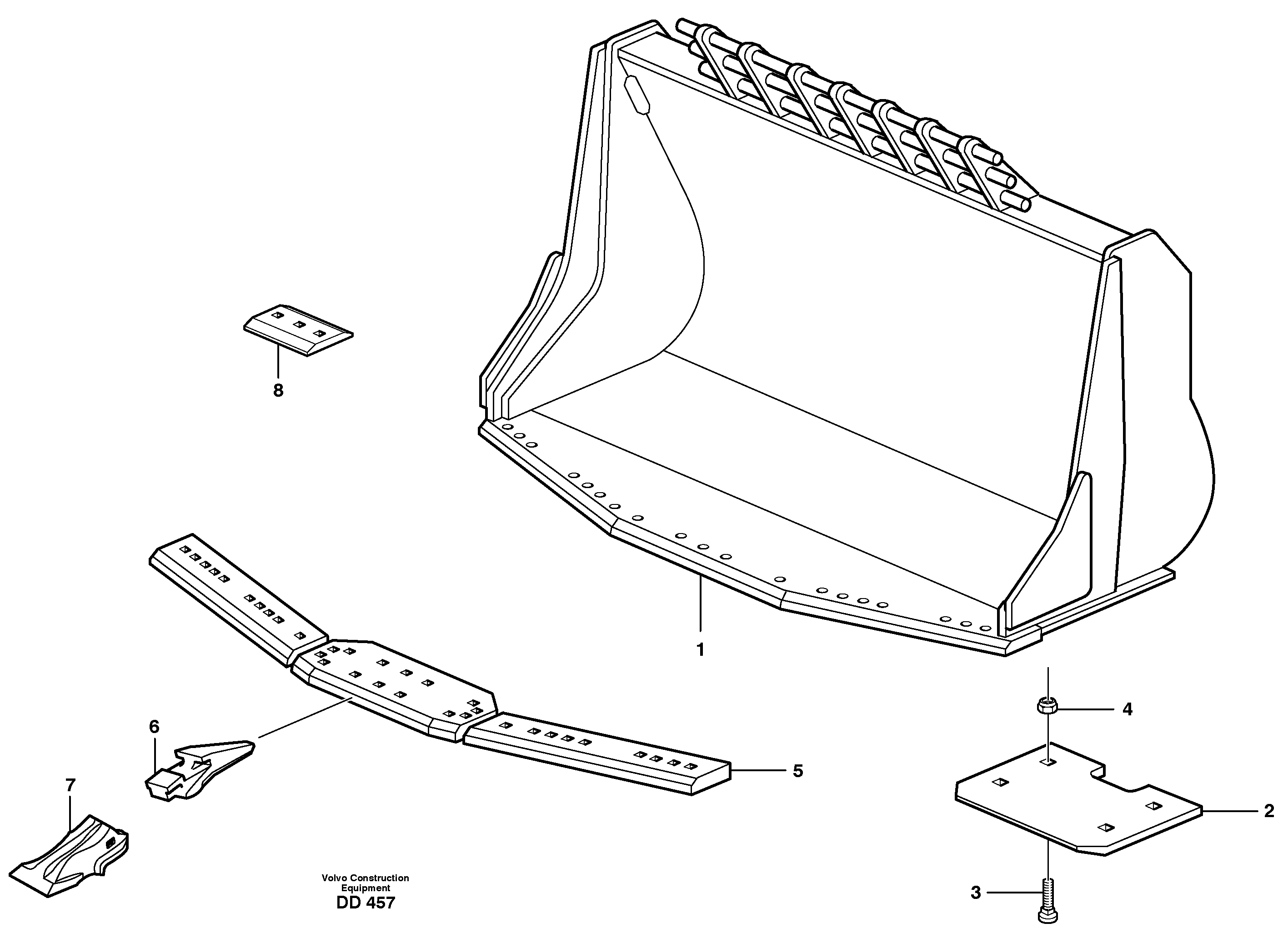 Bulkhead grommet VOE11111127 VOLVO