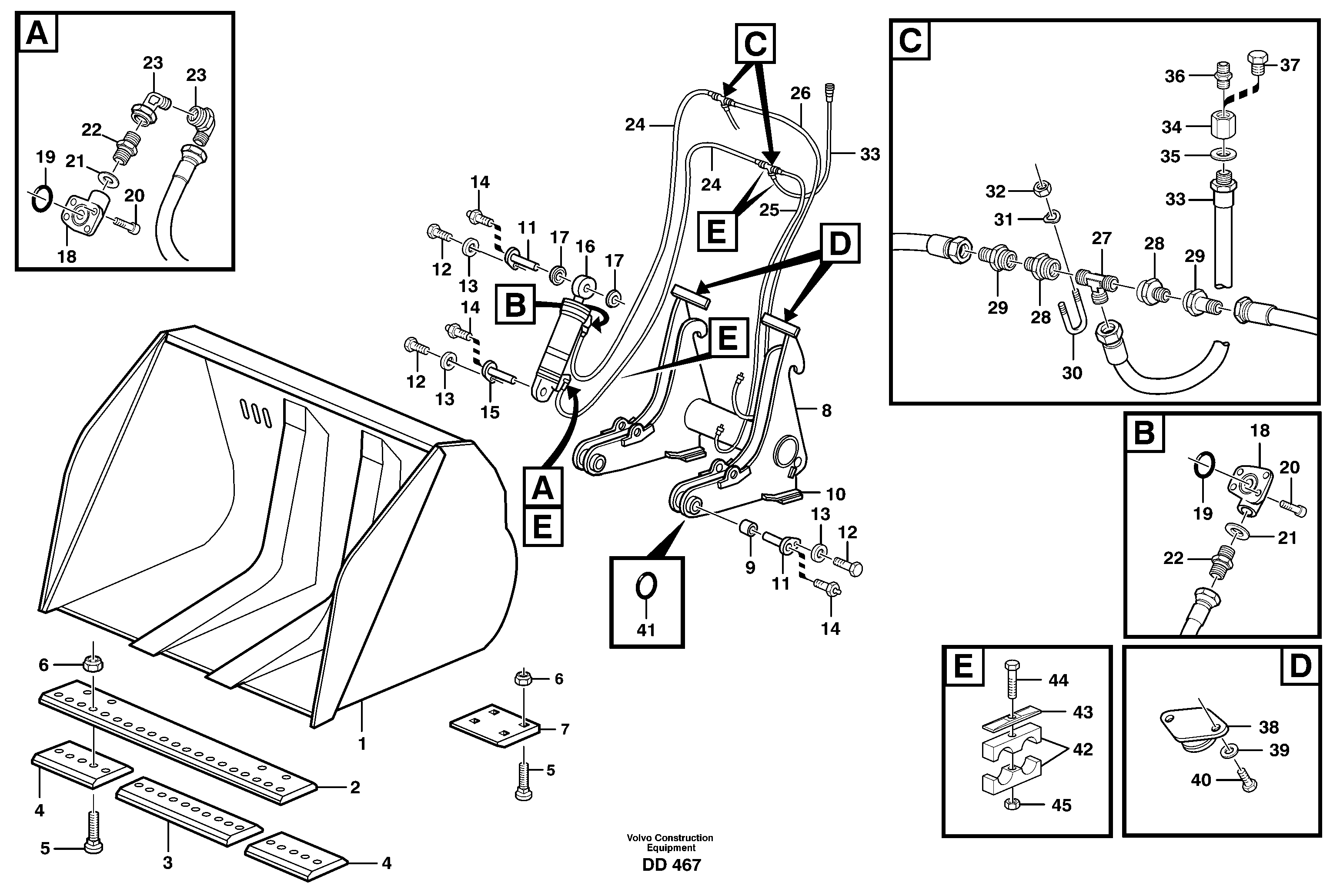 Timing gear casing VOE935689 VOLVO