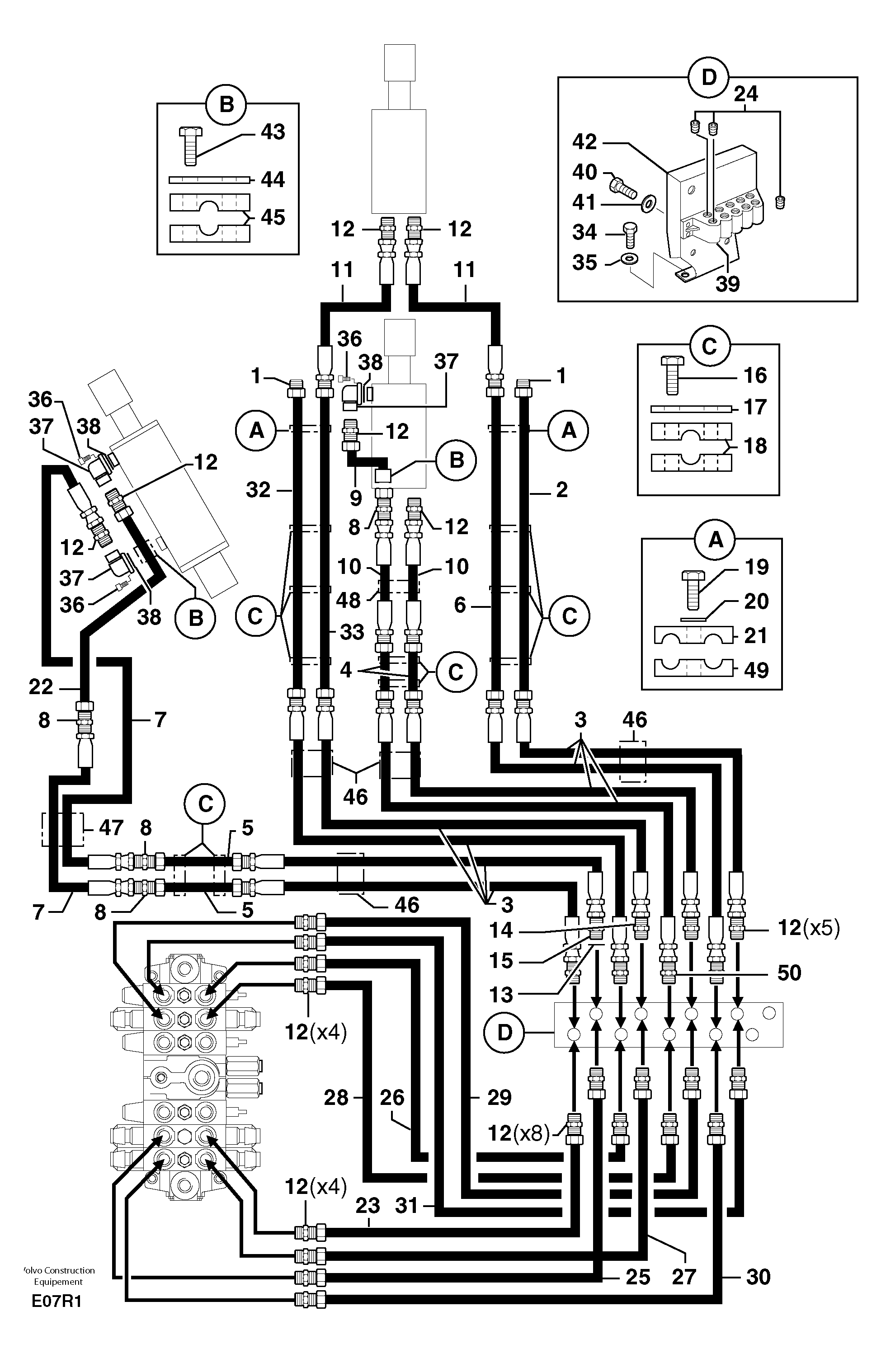 Restricting valve PJ4770044 VOLVO