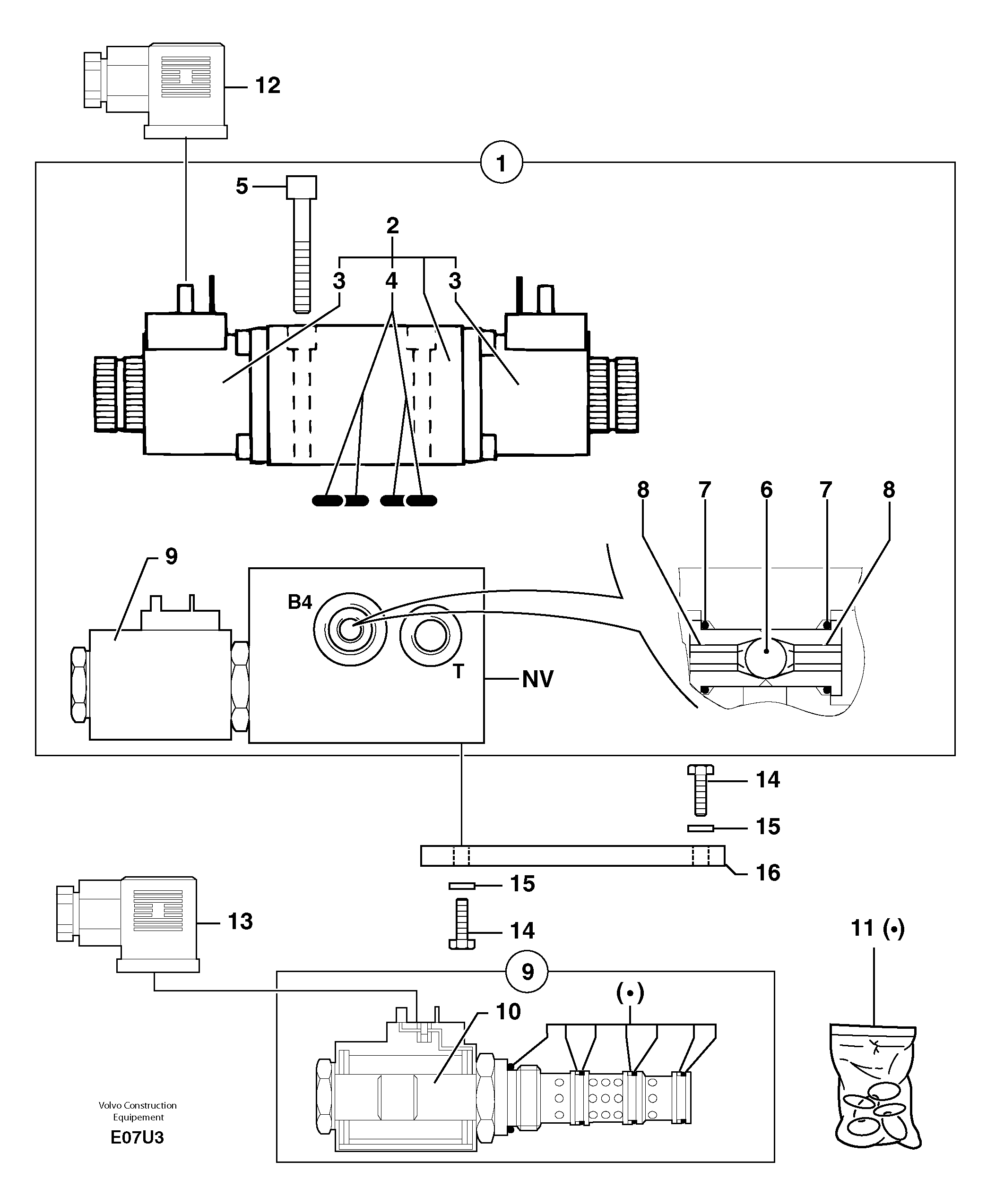 Support PJ3350036 VOLVO