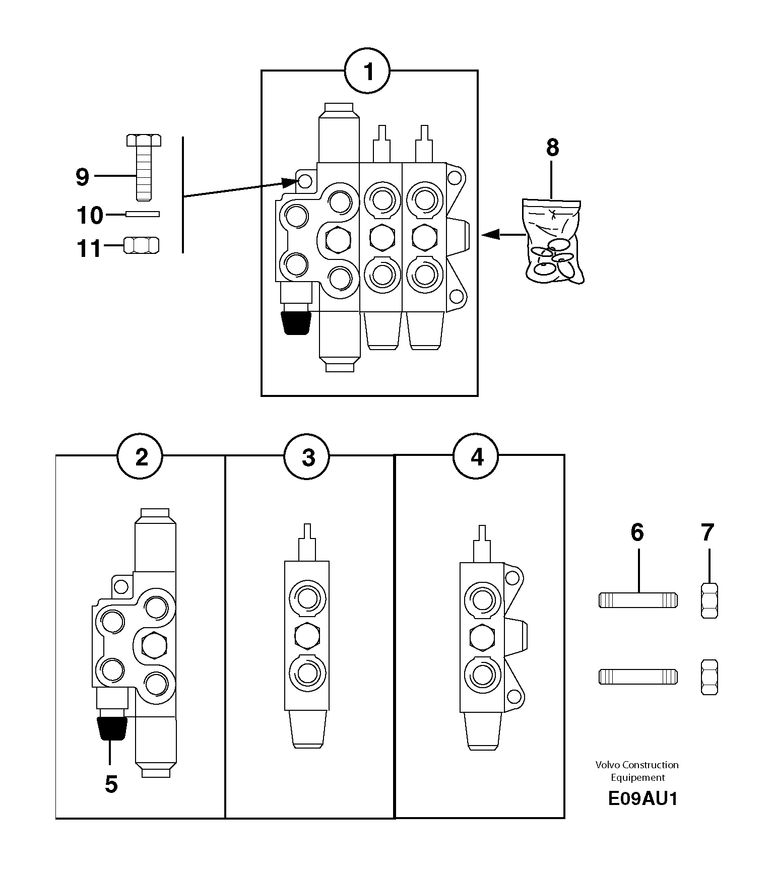 Sealing Kit PJ7416586 VOLVO