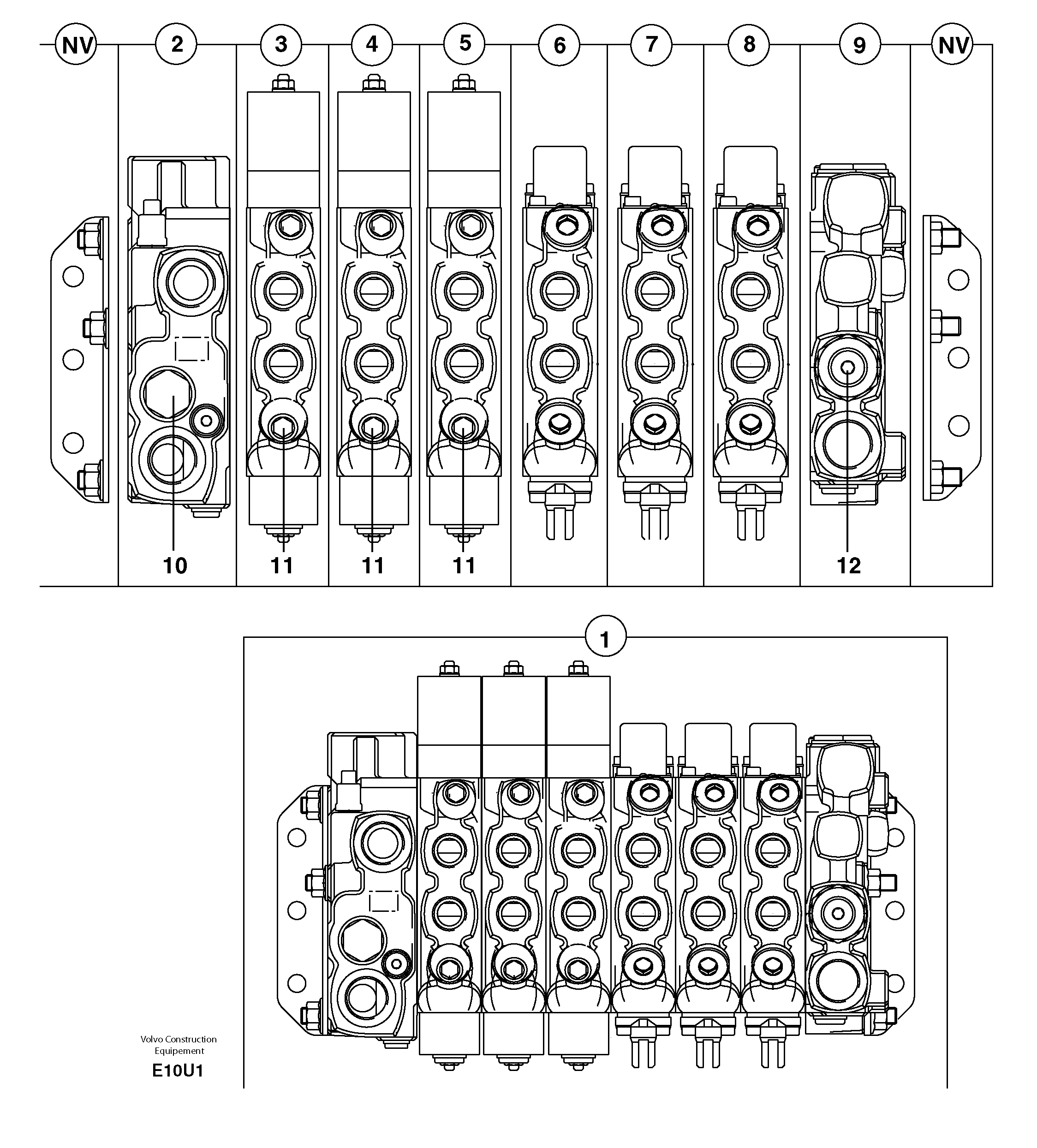 Relief valve PJ7416634 VOLVO