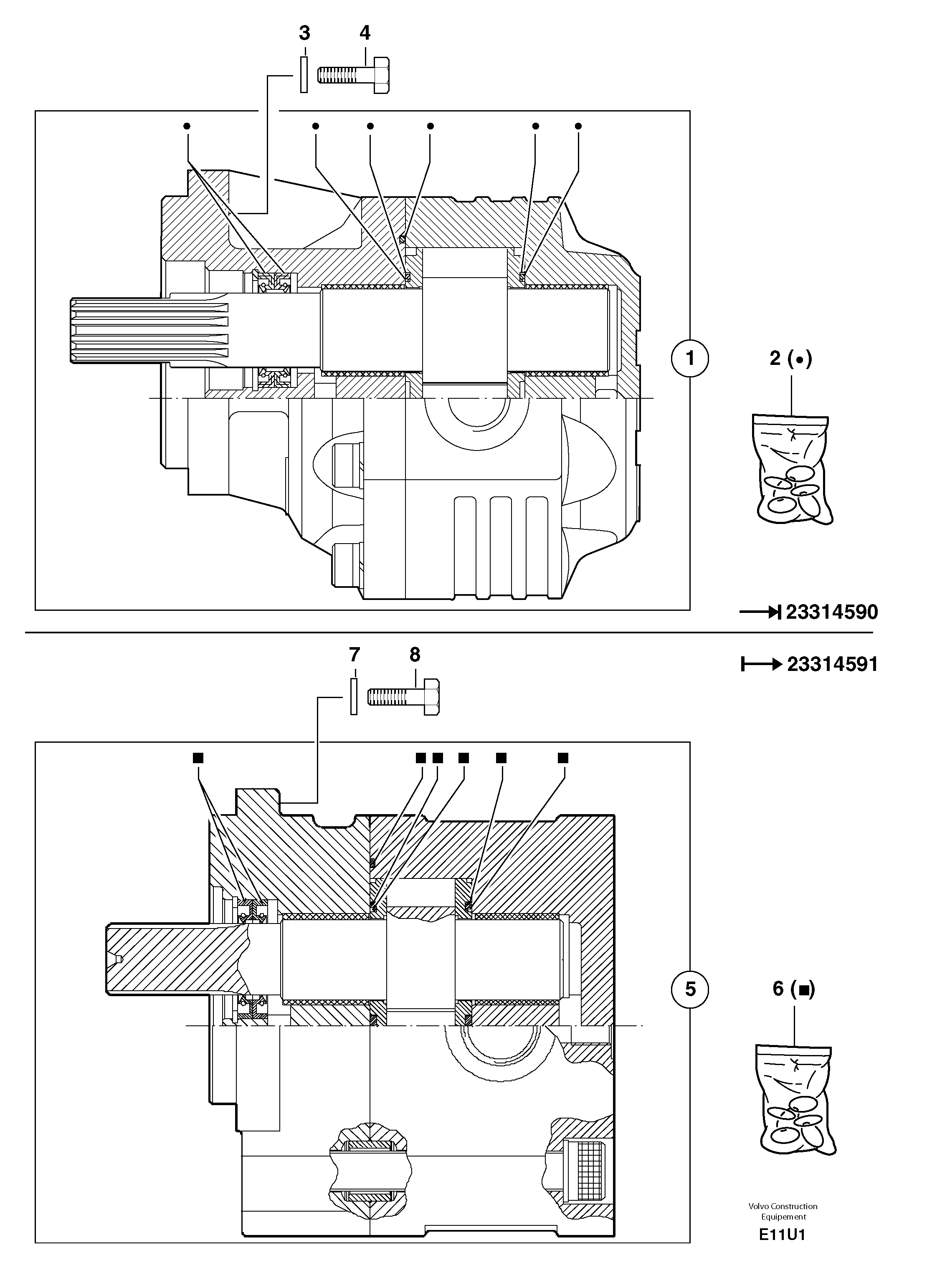 Hydraulic Pump PJ5350098 VOLVO