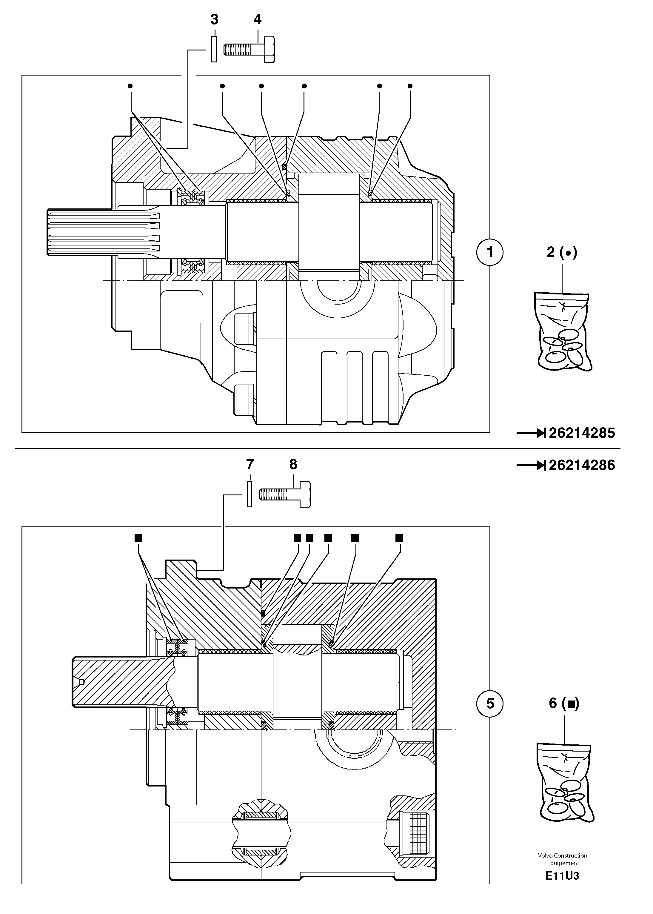 Hydraulic Pump PJ5350138 VOLVO