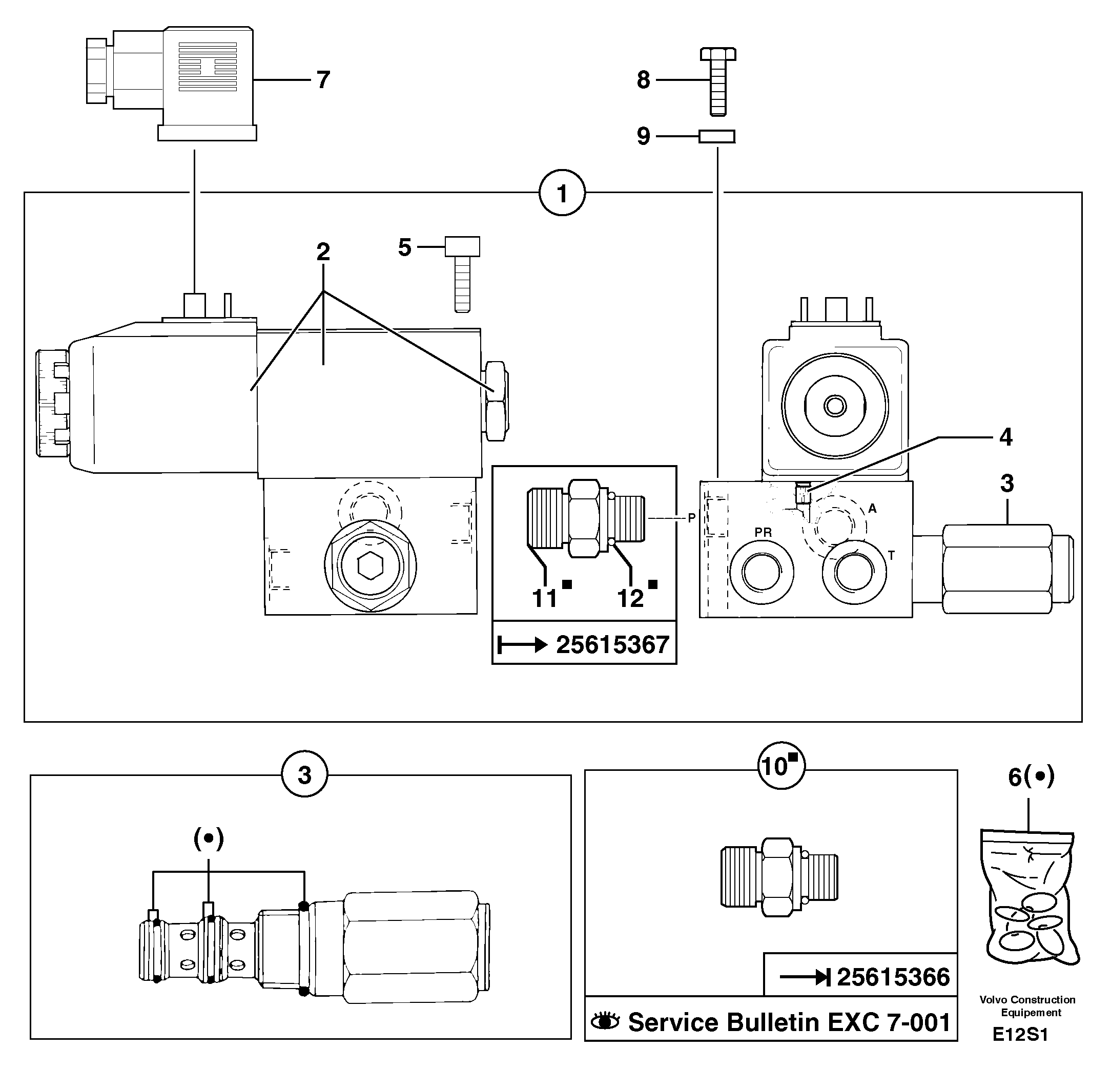 For upper engine part PJ4290095 VOLVO