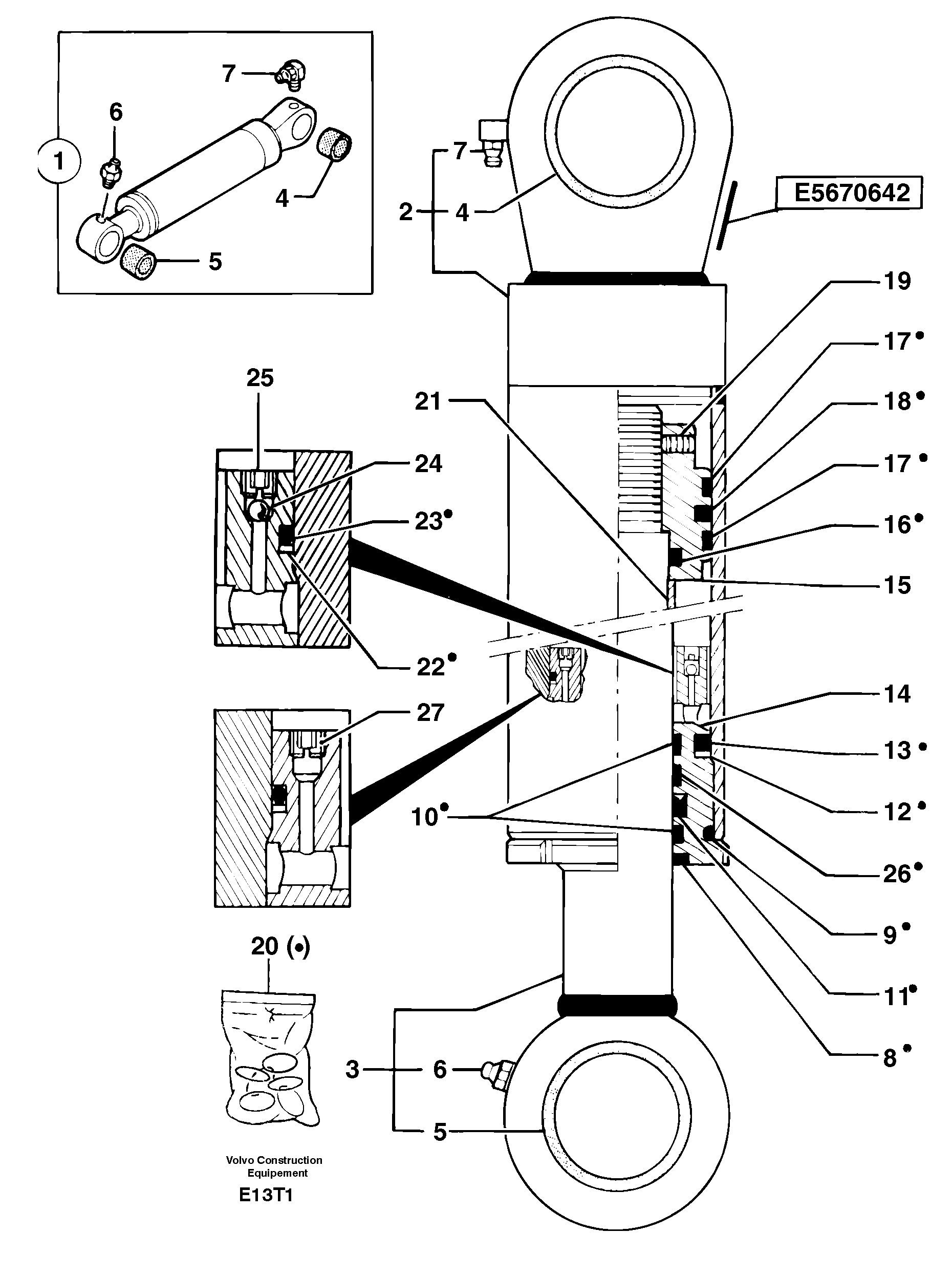 Lubr. nipple kit PJ5580006/50 VOLVO