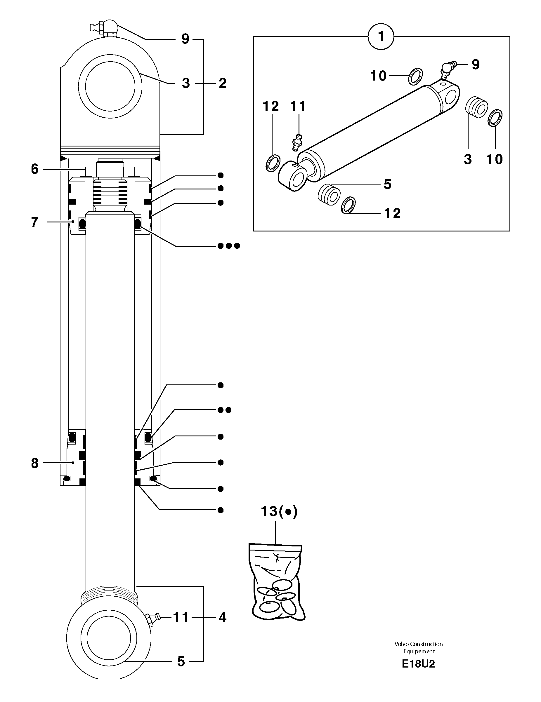 Control panel PJ5940360 VOLVO