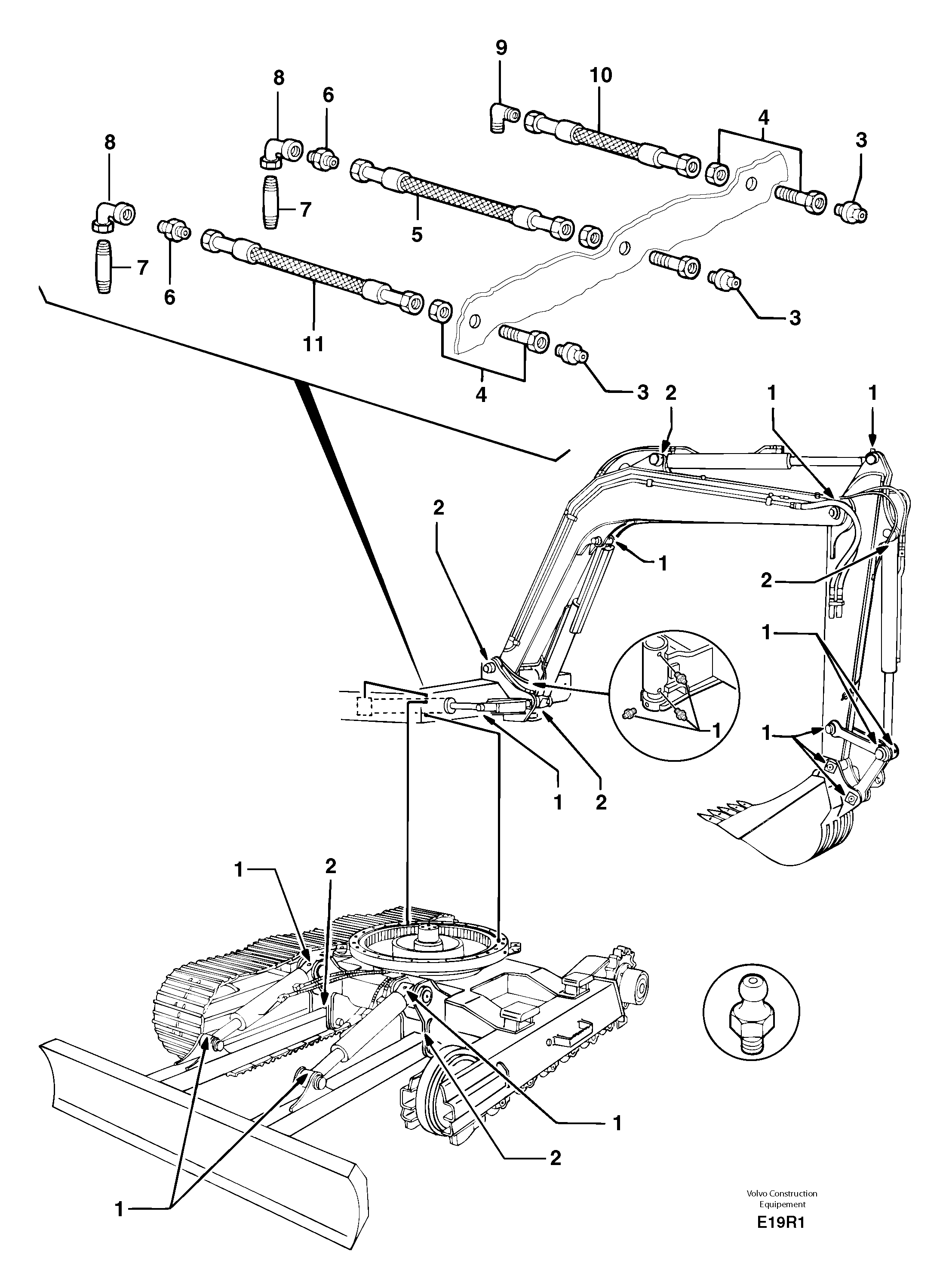 Extension Bar PJ4760065 VOLVO