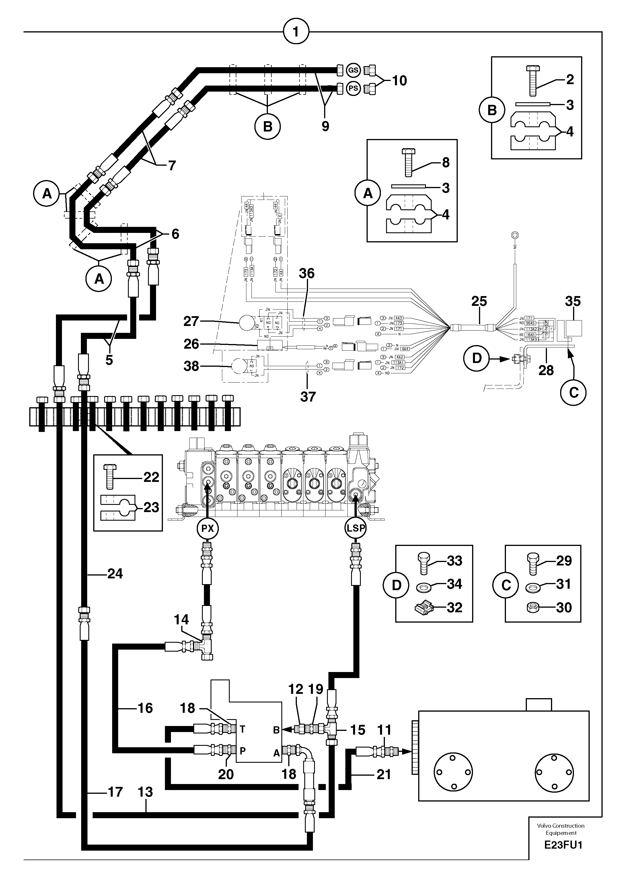 Adapter PJ4750423 VOLVO