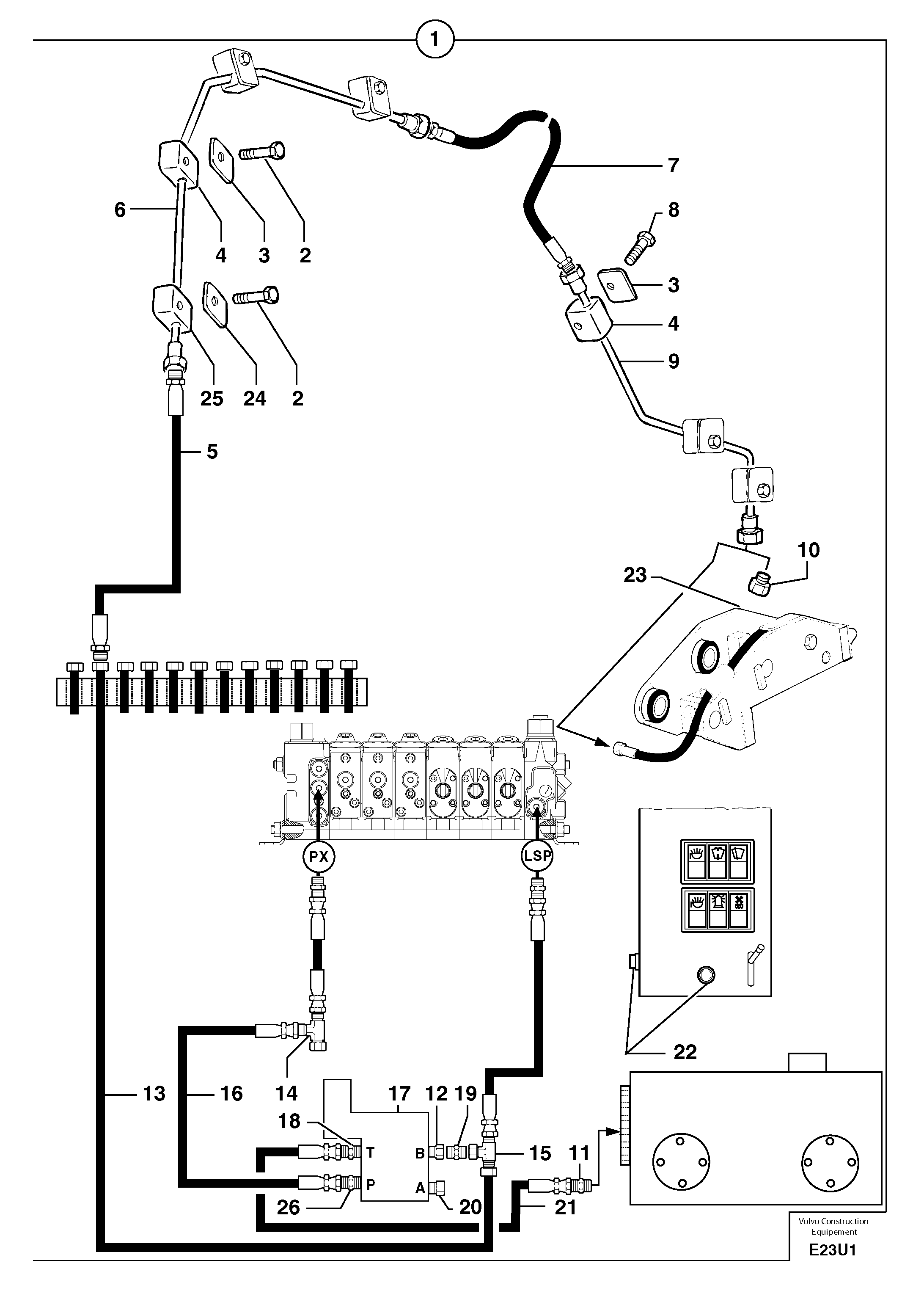 Insulating plate PJ6820115 VOLVO