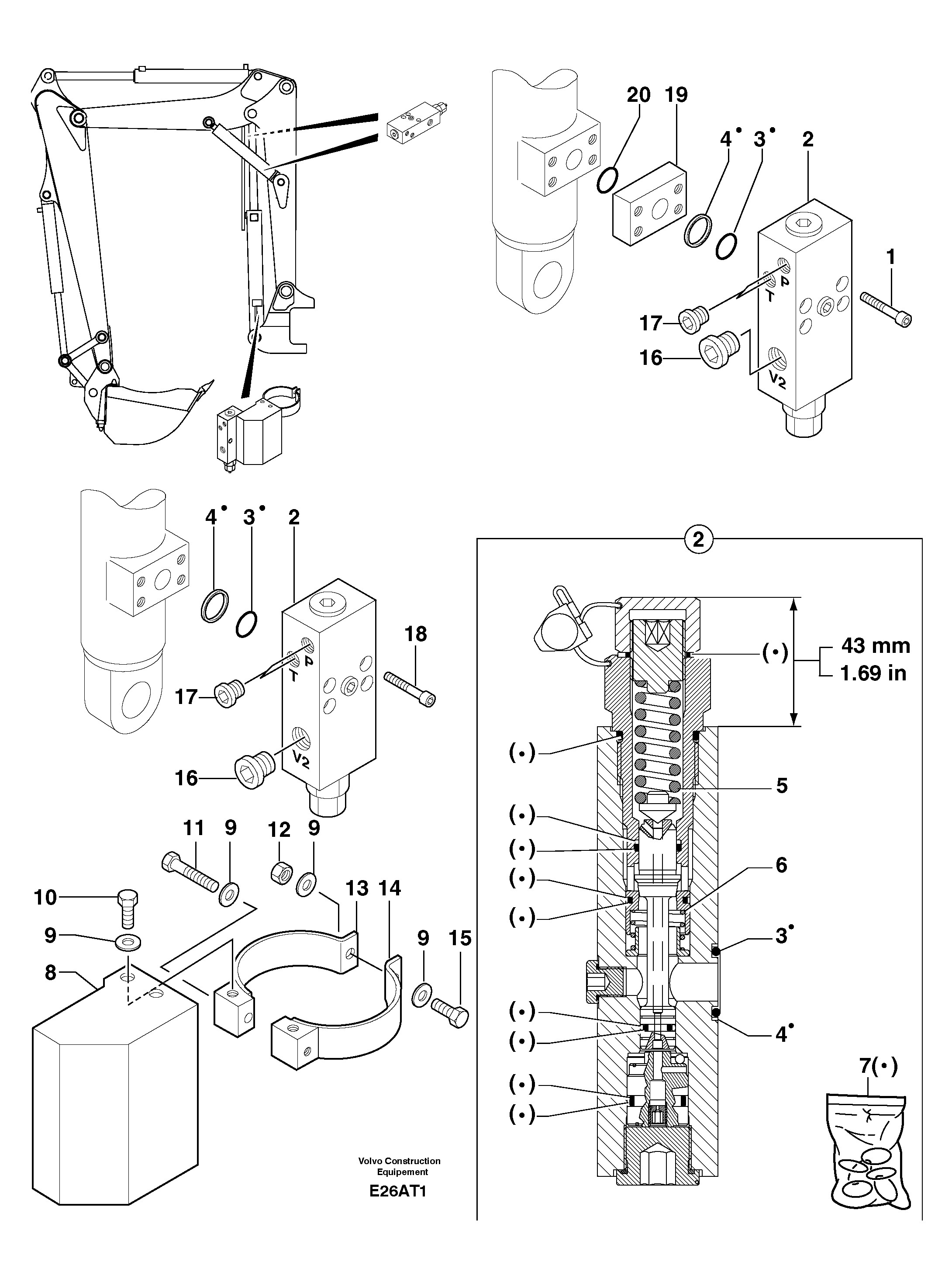 Spacer PJ4770724 VOLVO