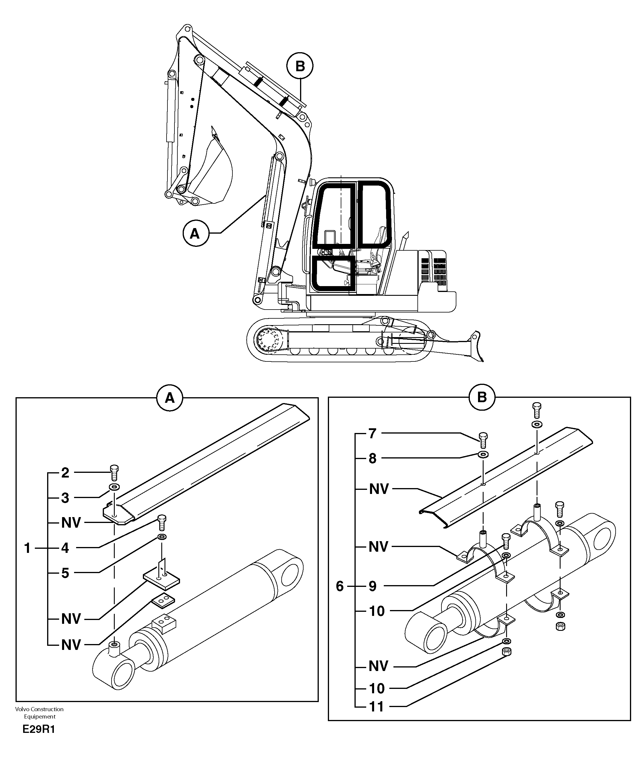 Cylinder protec. PJ6660167 VOLVO
