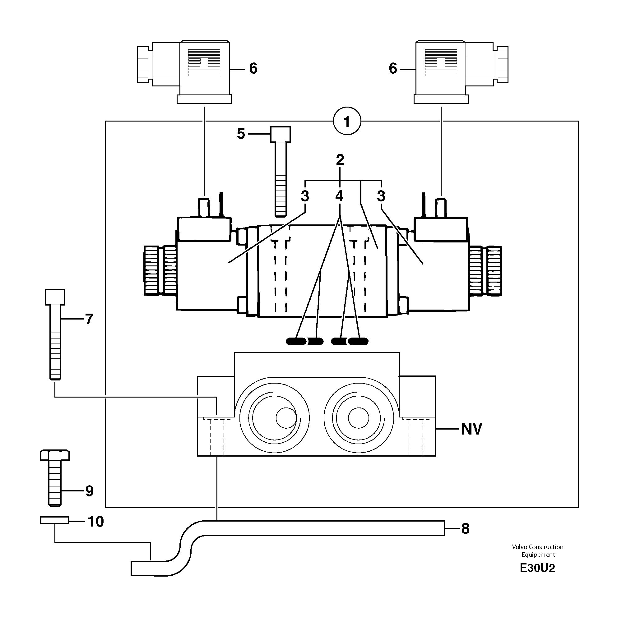 Electric valve PJ6090145 VOLVO