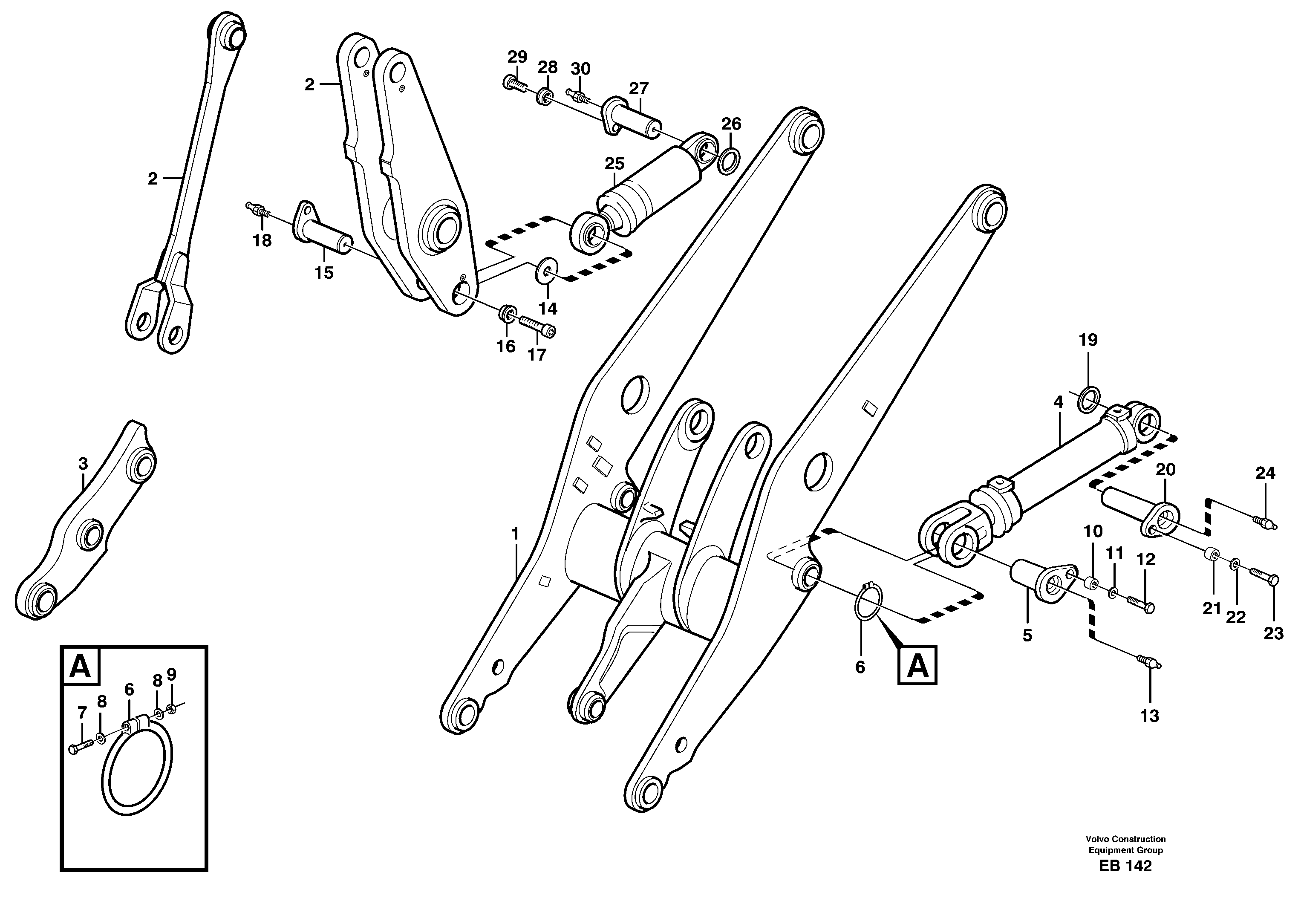 Bearing Spindle VOE11172191 VOLVO
