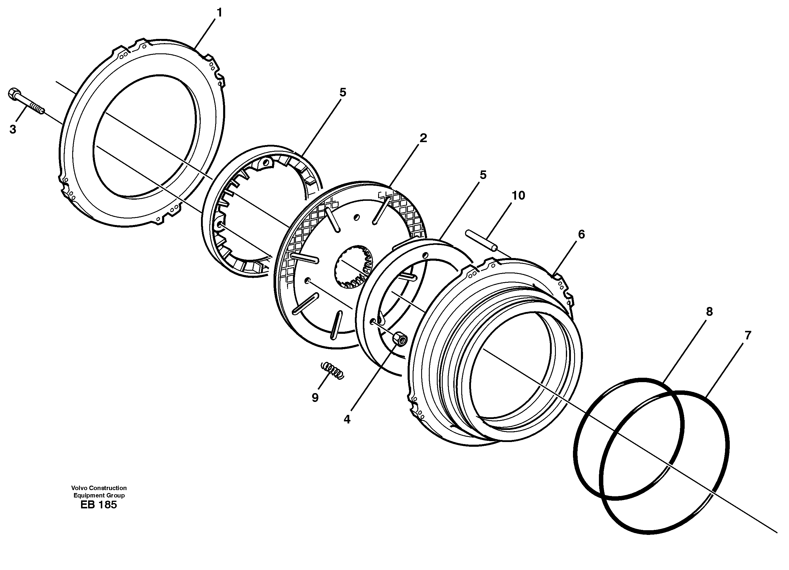 Bucket 0,8 Cu M VOE11103423 VOLVO