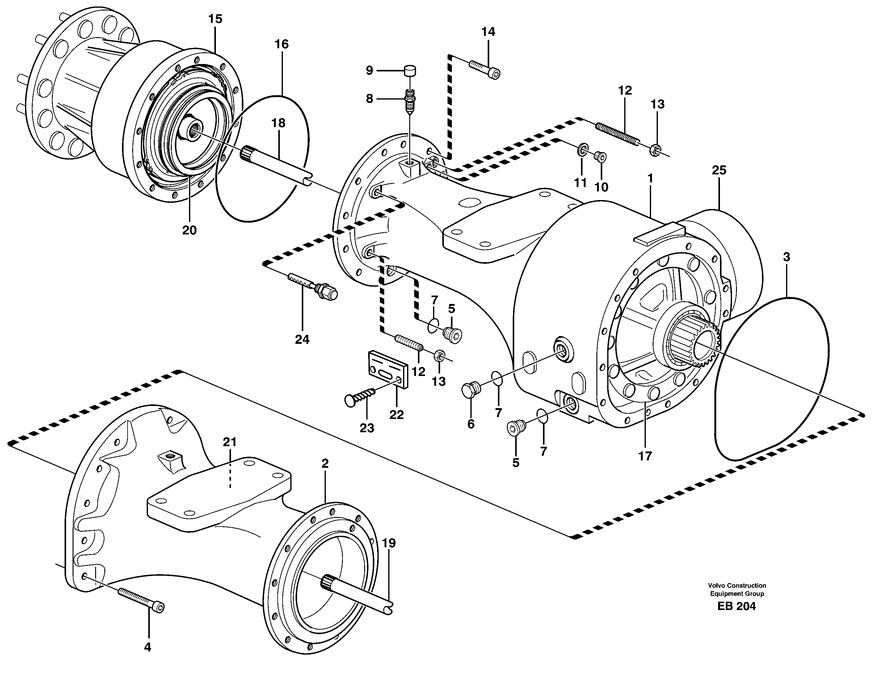 Bearing Housing VOE11102937 VOLVO