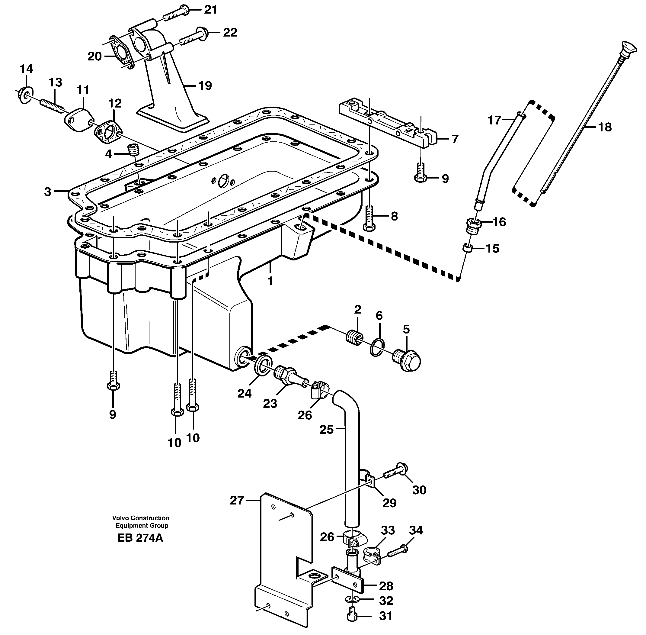 Expanding- / oil ring VOE11147713 VOLVO