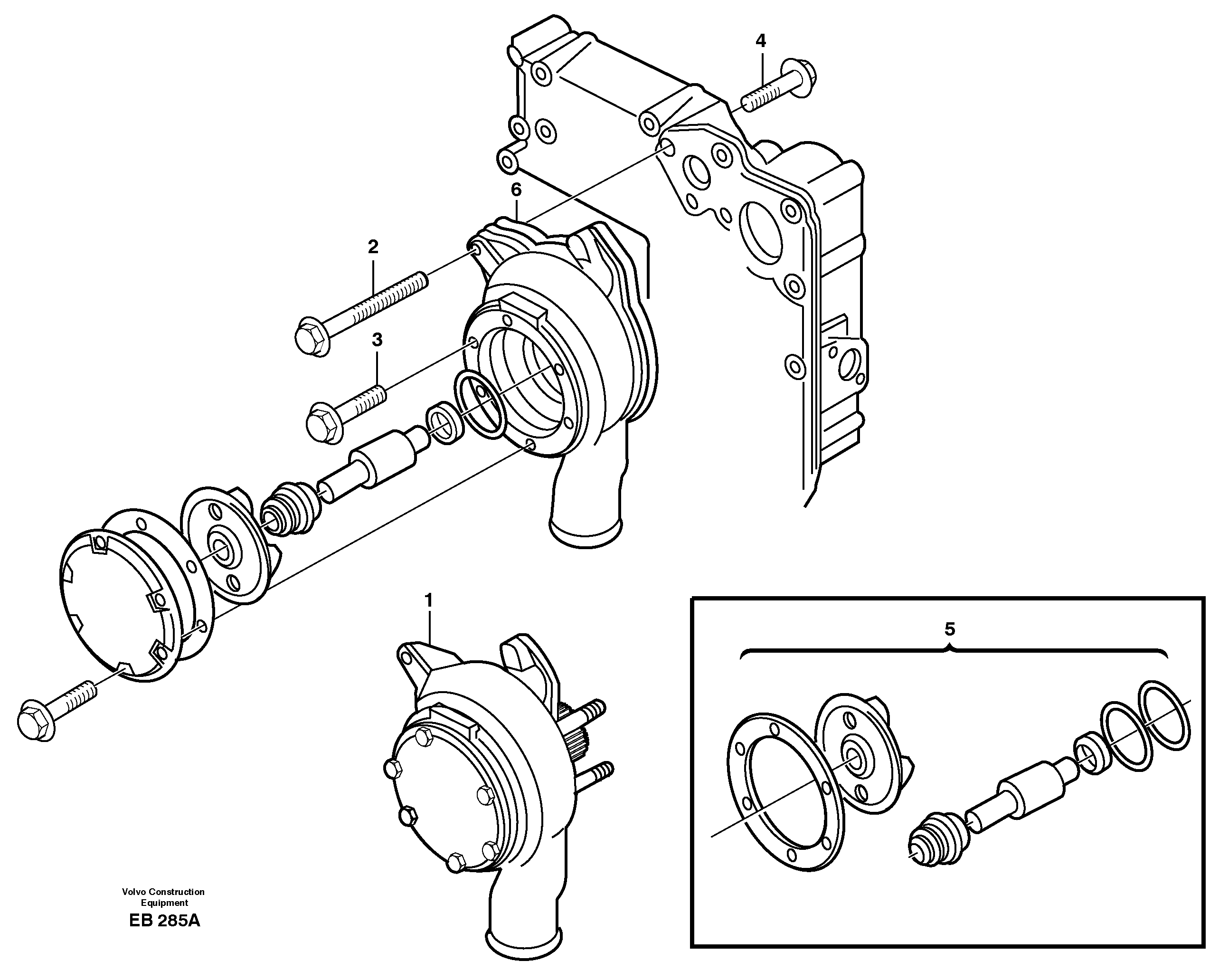 Water Pump VOE11708917 VOLVO