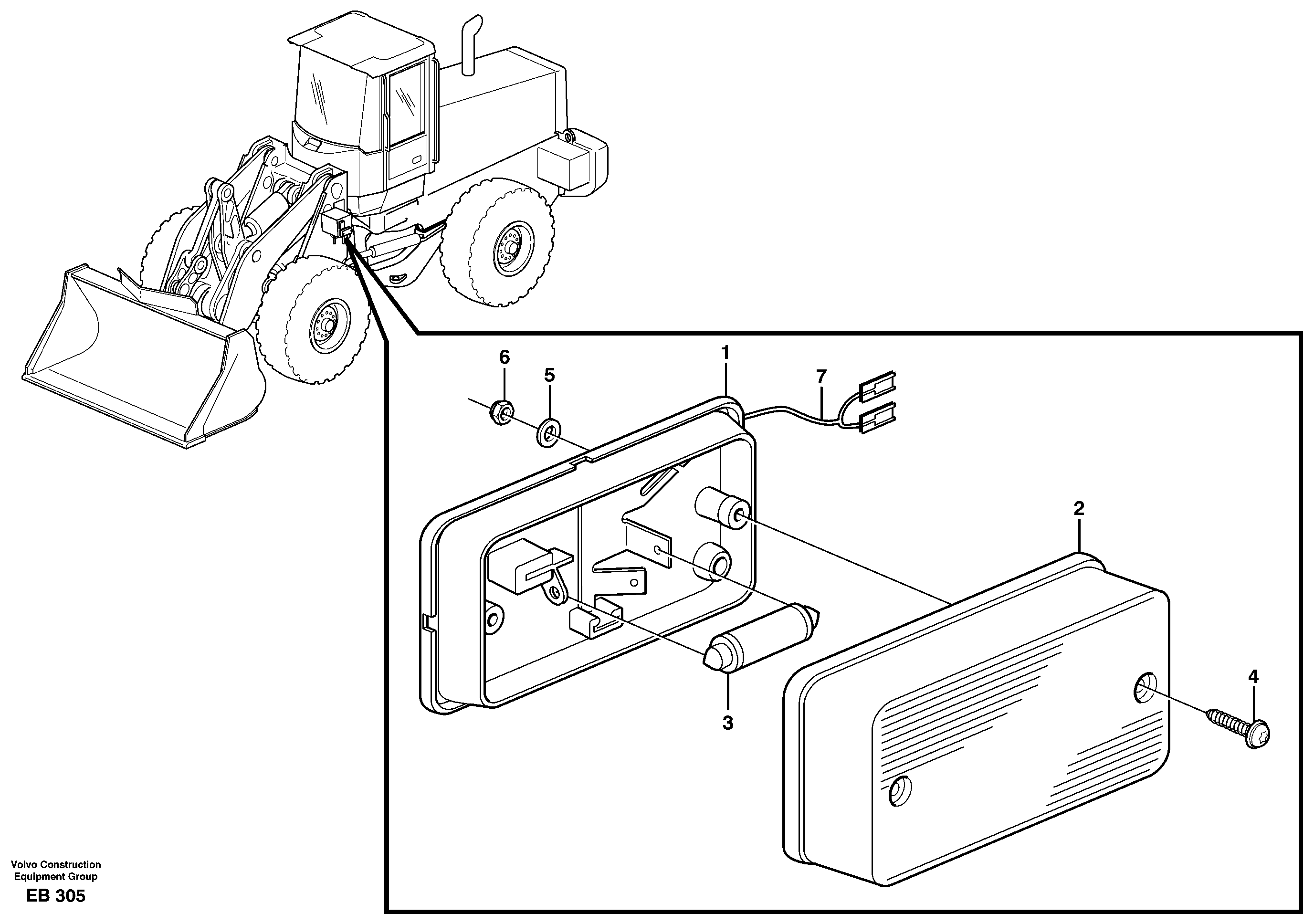 Cable harness VOE11152102 VOLVO