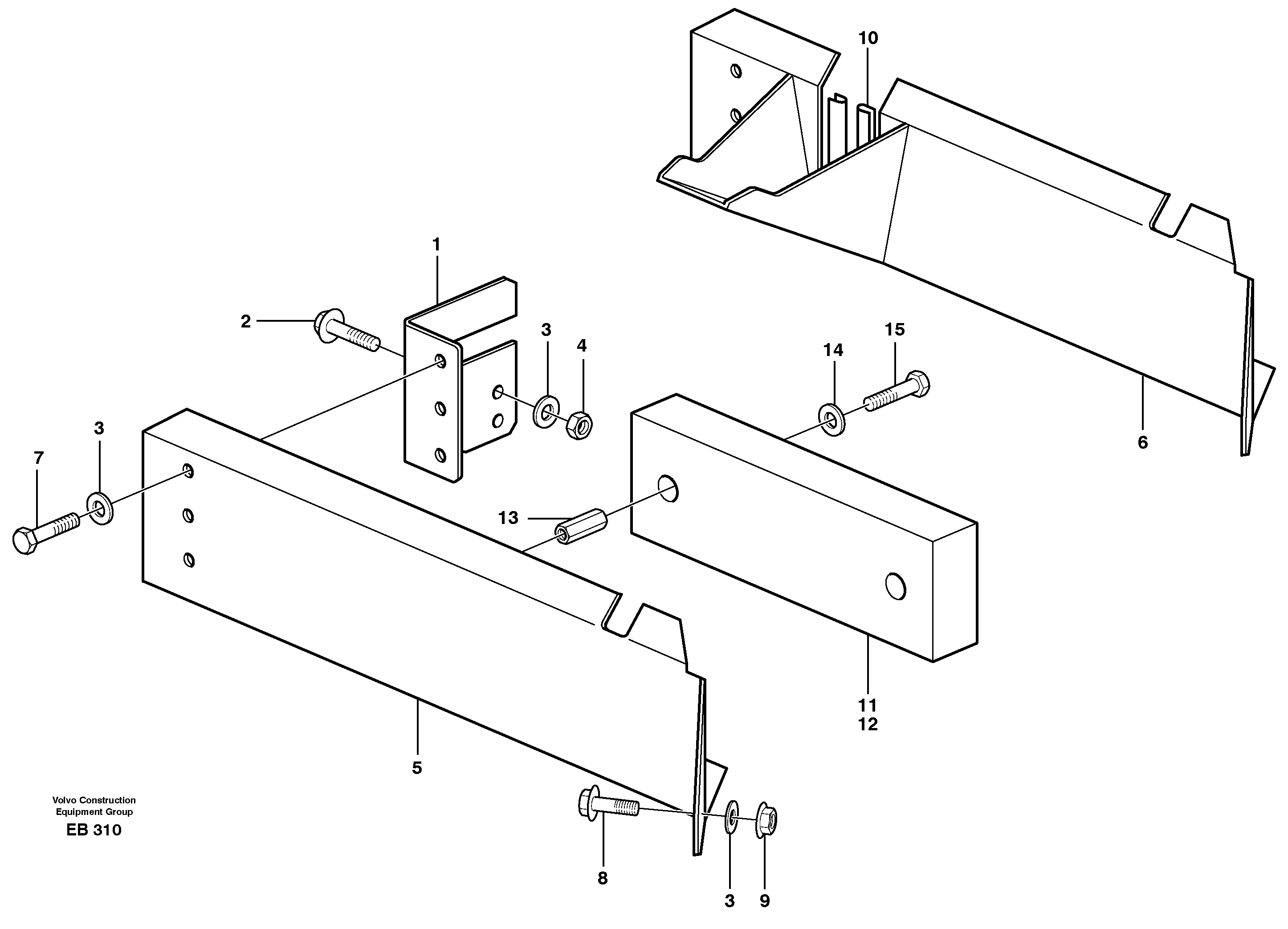 Tab Washer VOE11147360 VOLVO