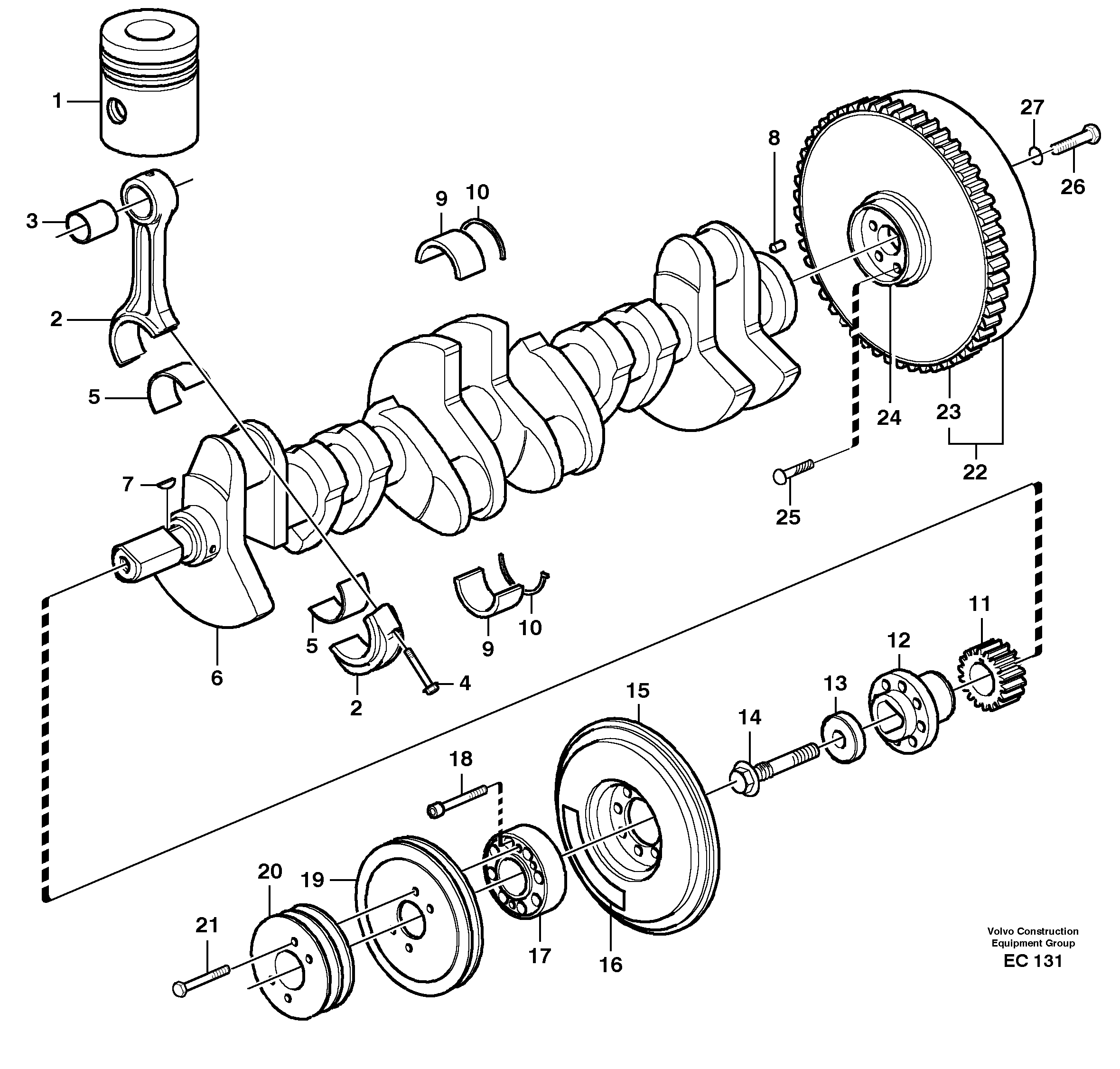 Snap Ring VOE11032882 VOLVO