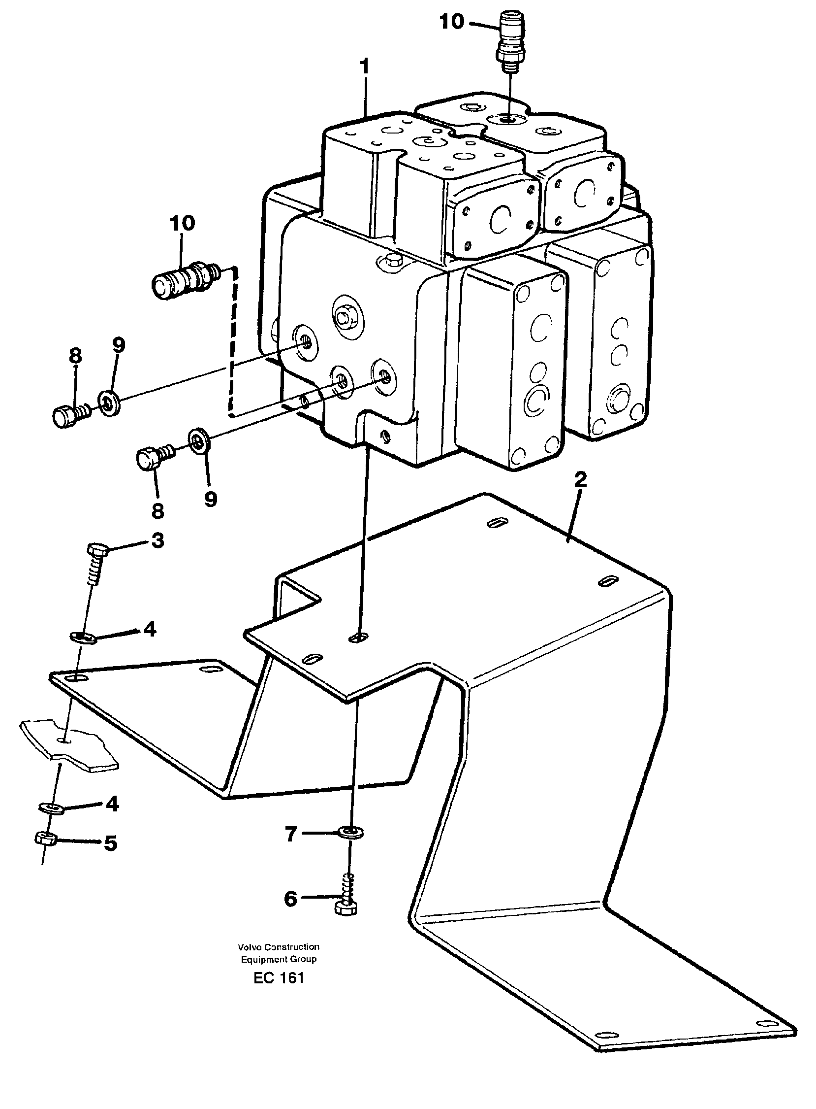 Bracket VOE11101723 VOLVO