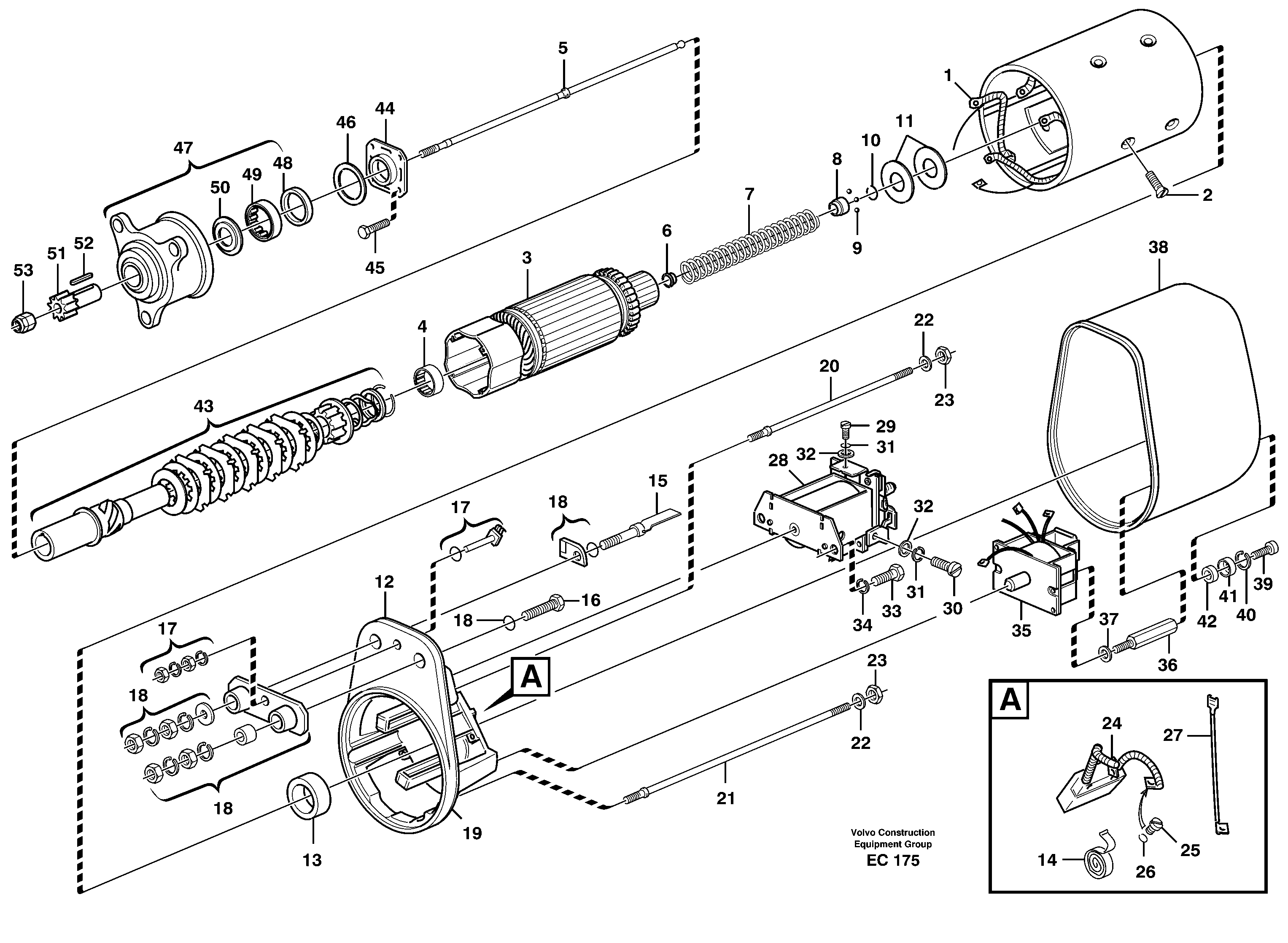 Drive End Assembly VOE11702690 VOLVO