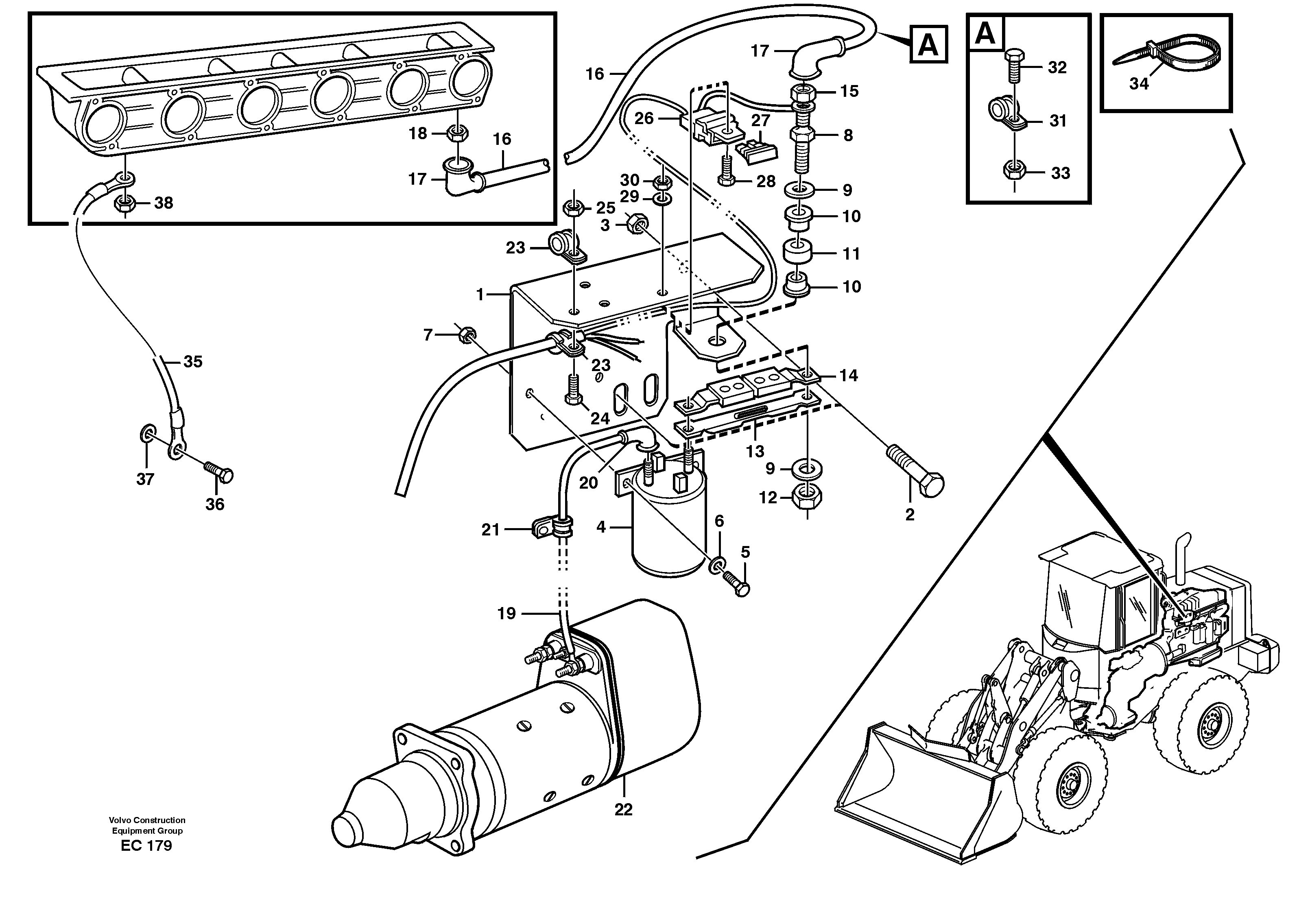Brush ledge VOE11147216 VOLVO