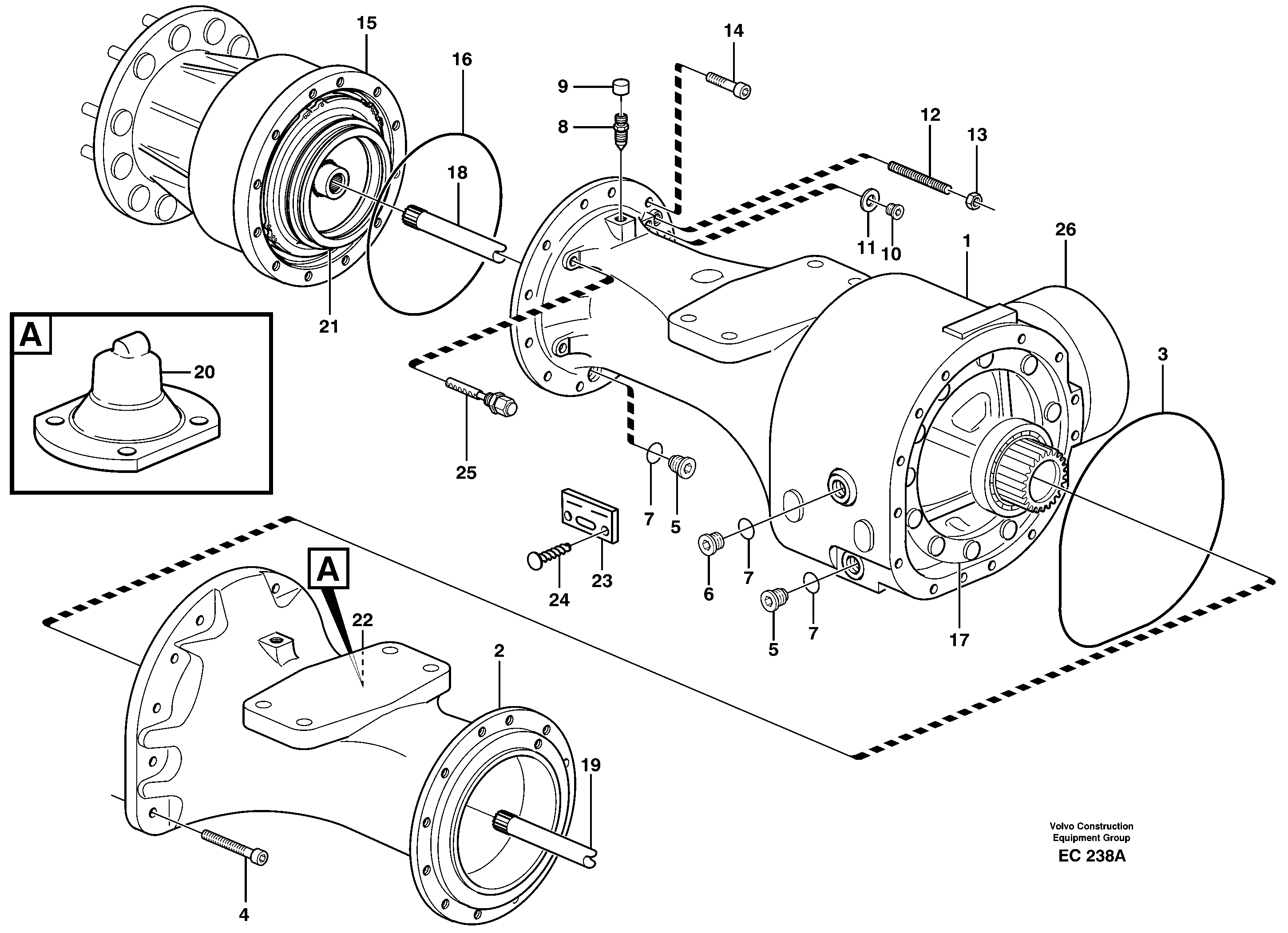 Bearing Housing VOE11102939 VOLVO