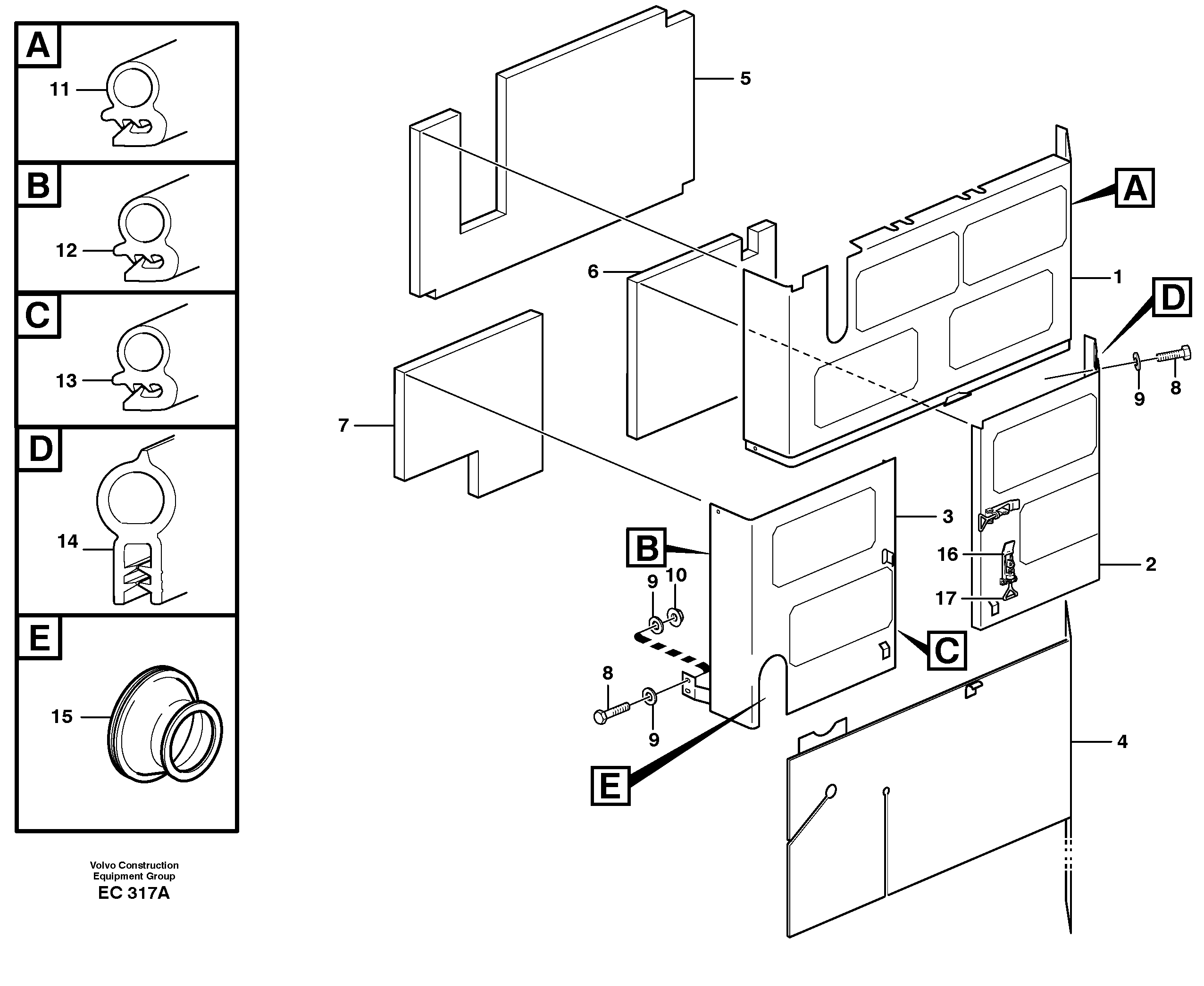 Tab Washer VOE11147131 VOLVO