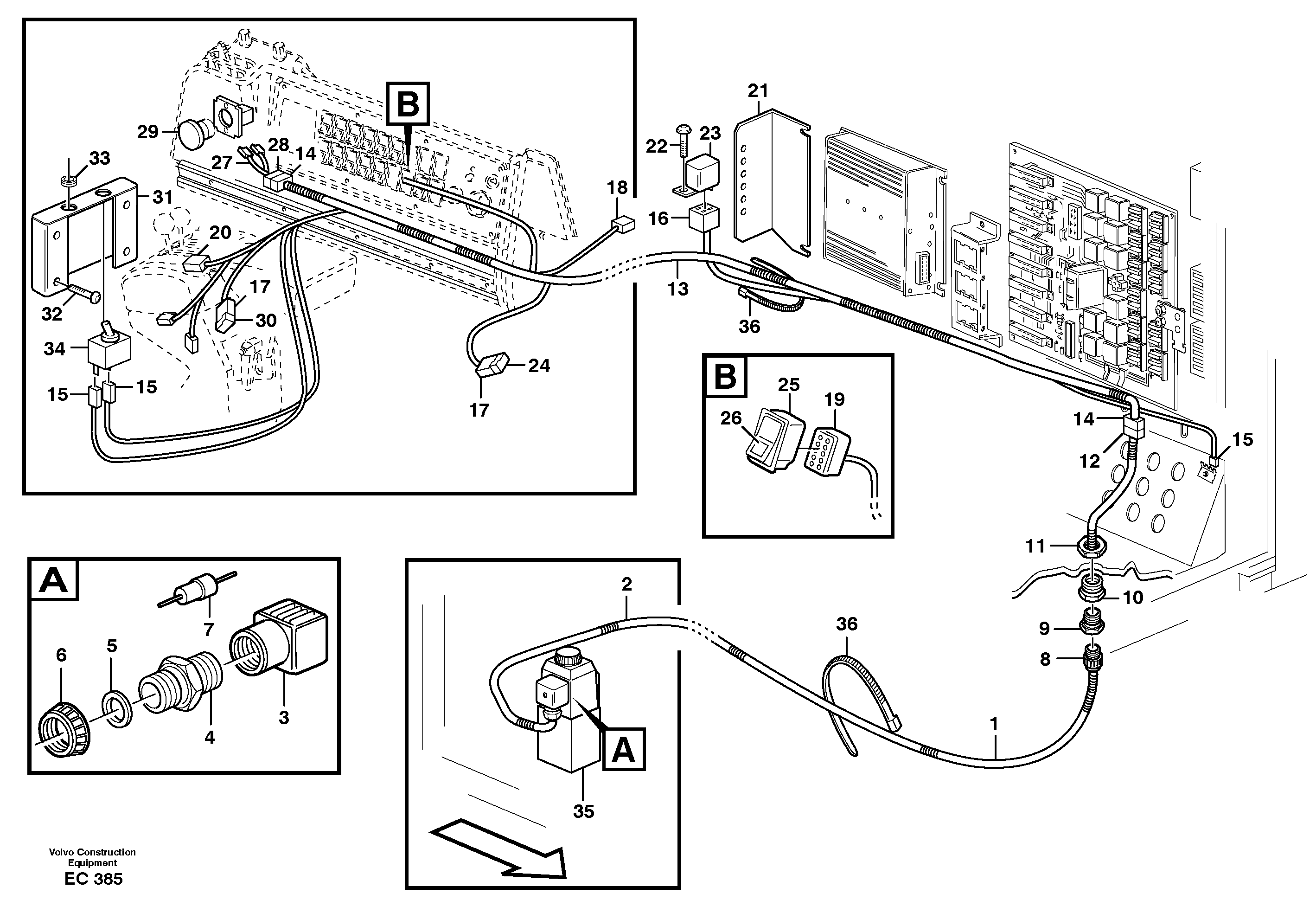 Rubber cushion VOE11147607 VOLVO