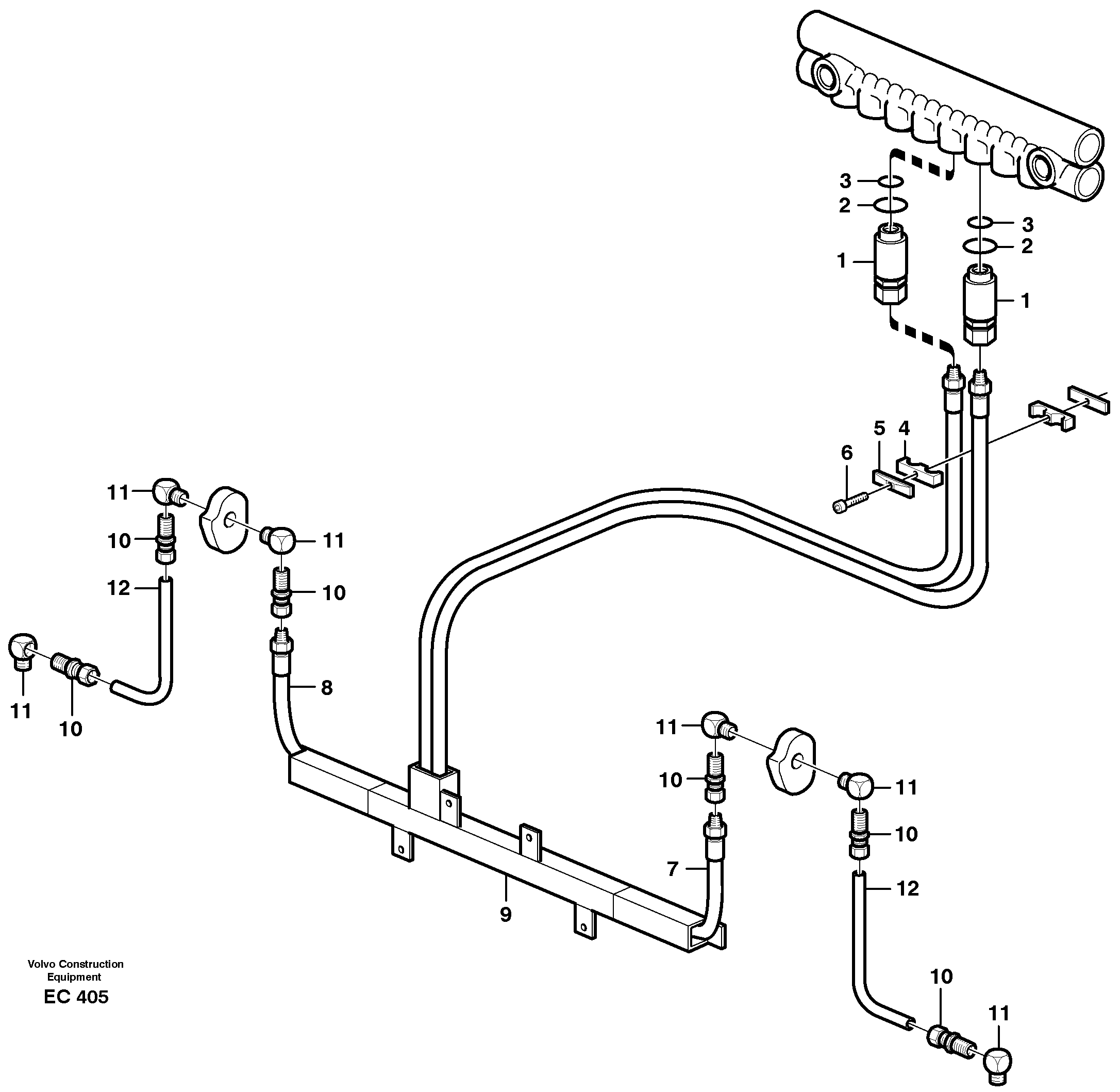 Lower section VOE11707399 VOLVO