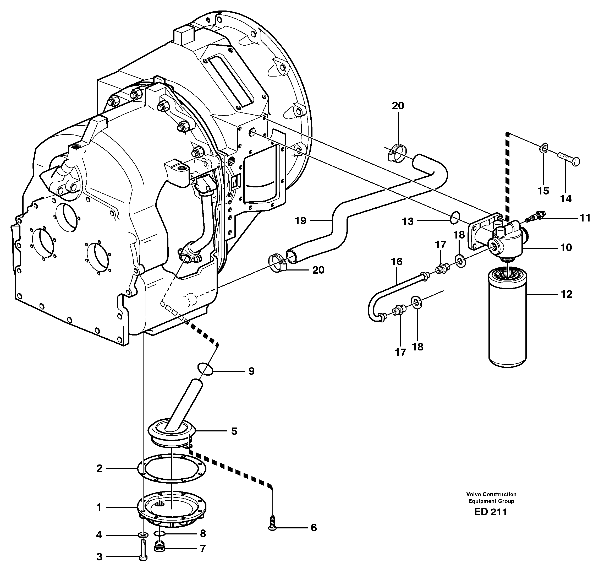 Filler Valve VOE11144061 VOLVO