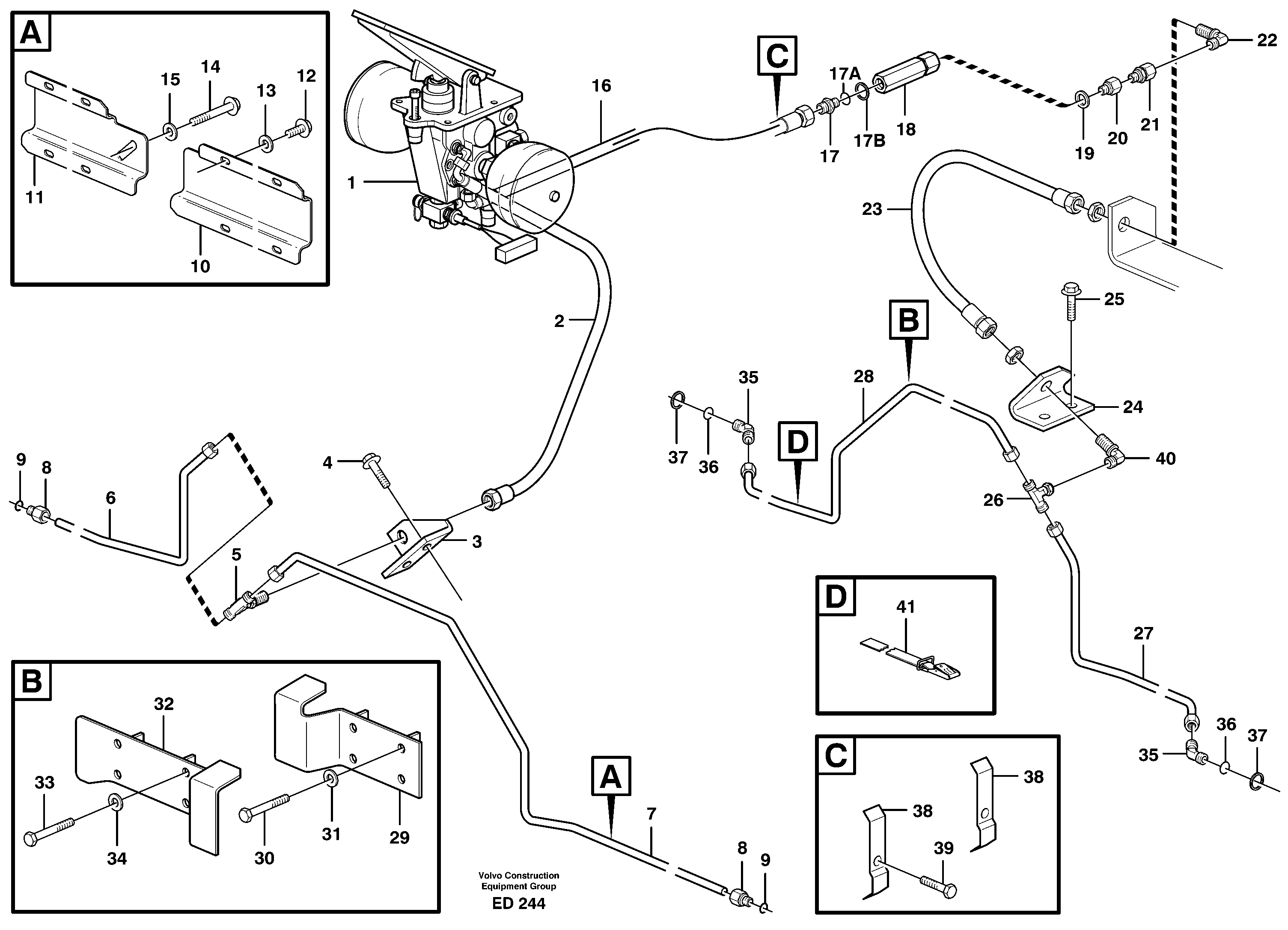 Timing gear casing VOE935799 VOLVO