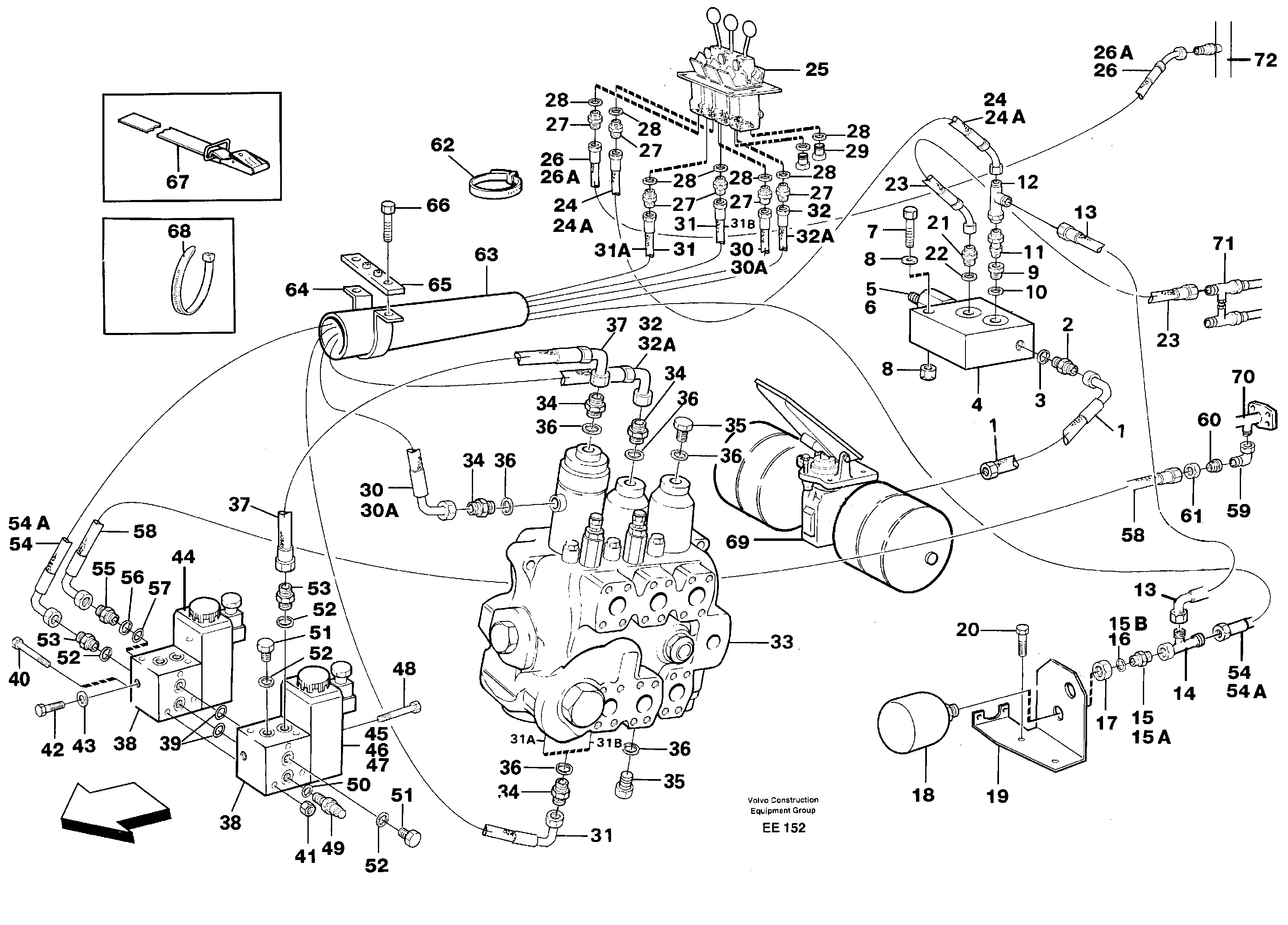 Timing gear casing VOE935782 VOLVO