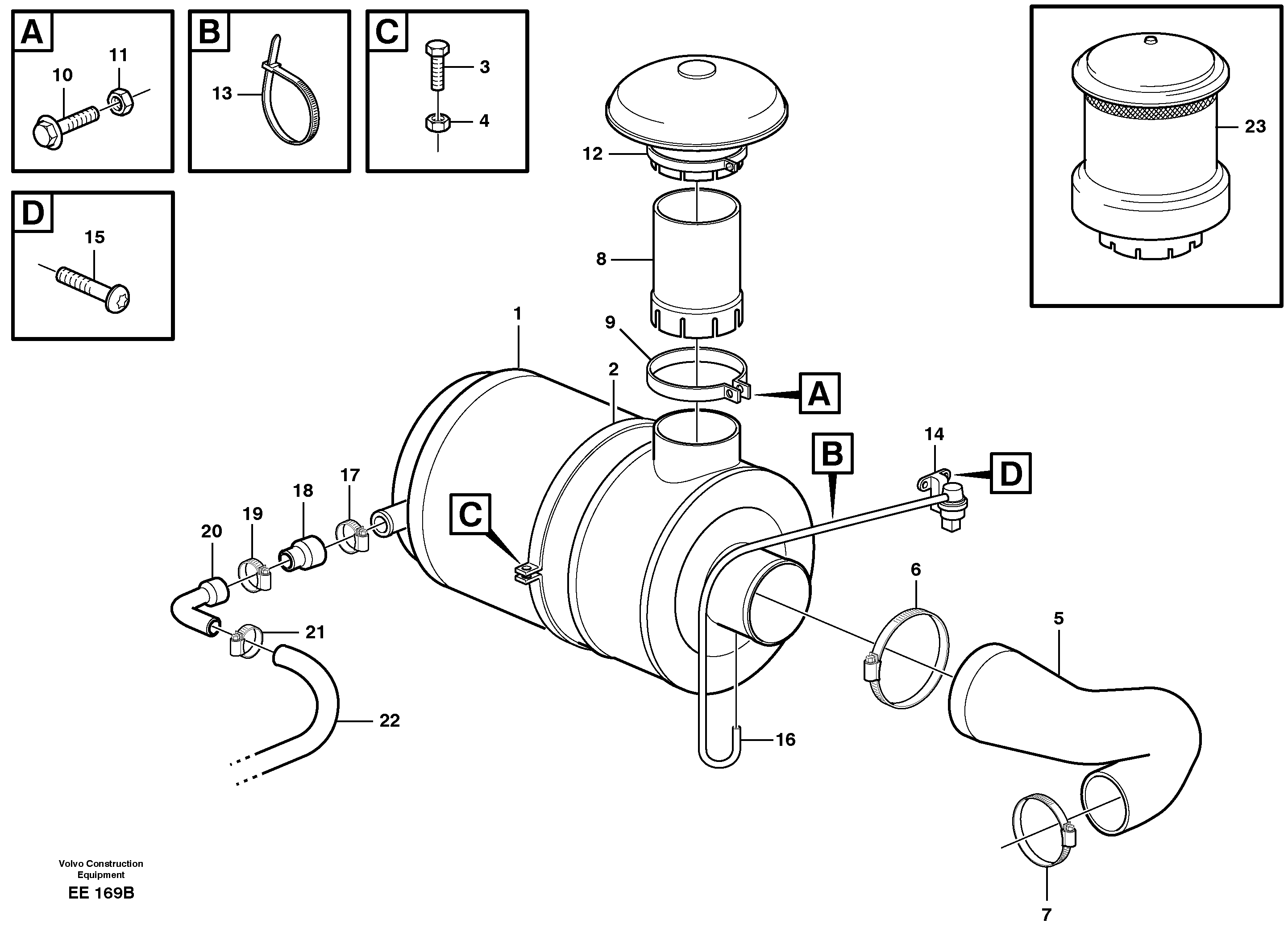 Fuel miser valve VOE11110204 VOLVO