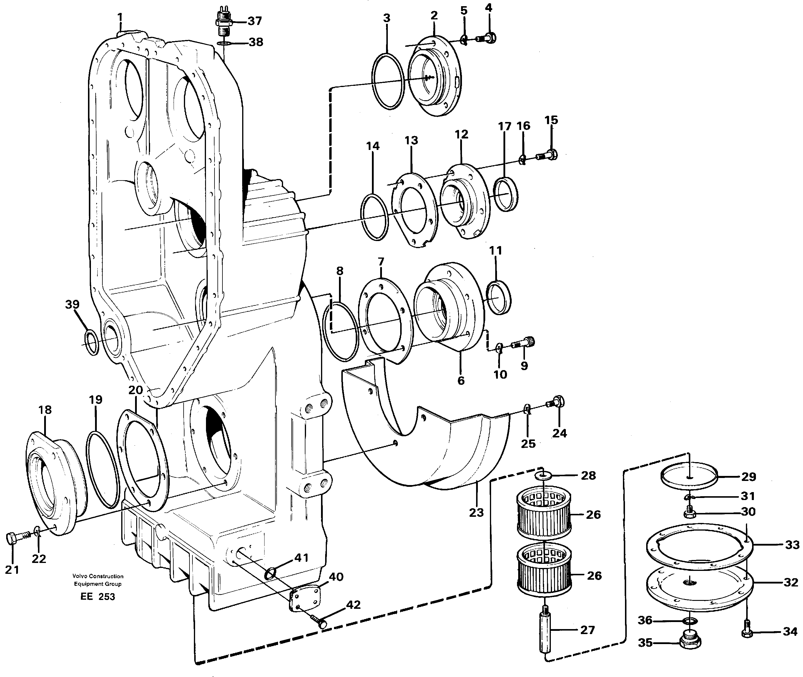 Spring washer VOE941608 VOLVO