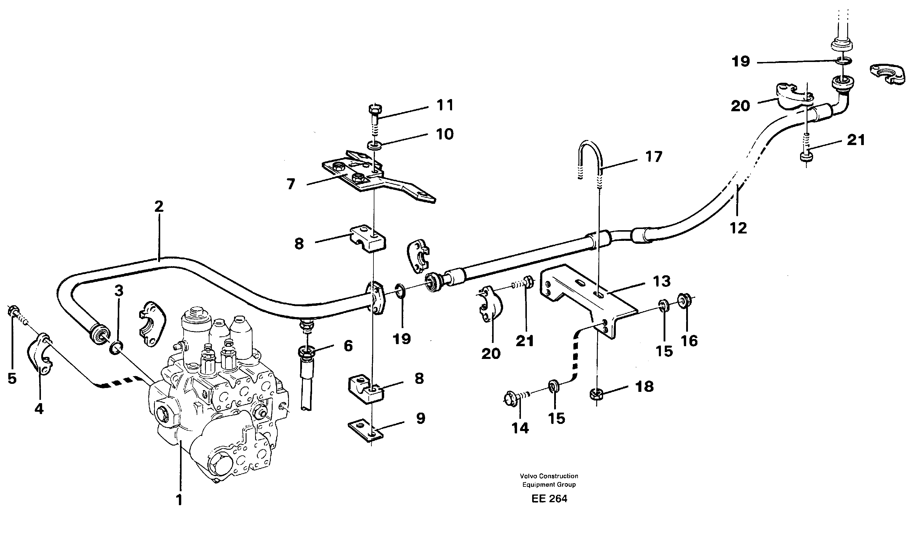 Timing gear casing VOE11133485 VOLVO