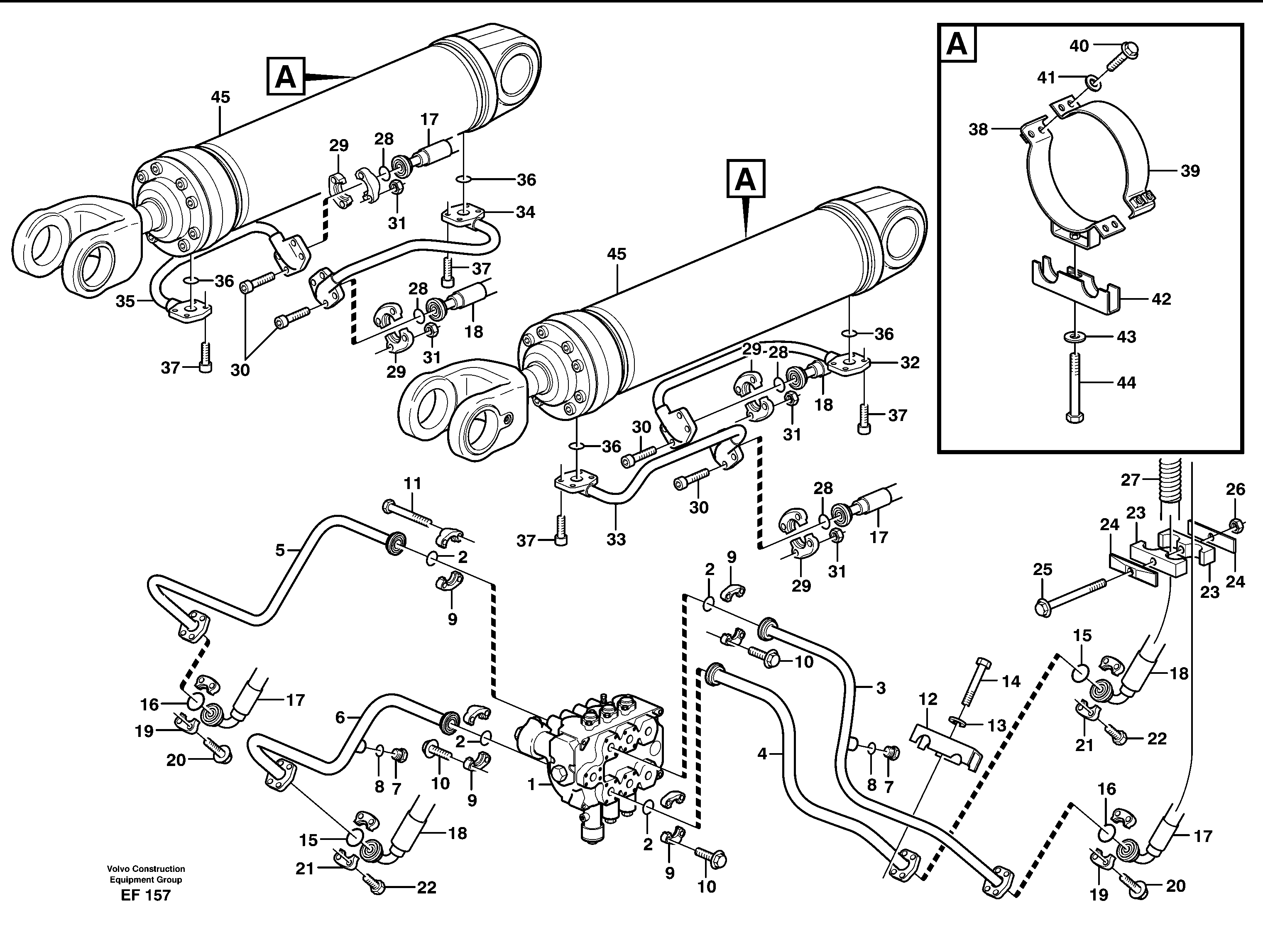 Control sleeve VOE11172608 VOLVO